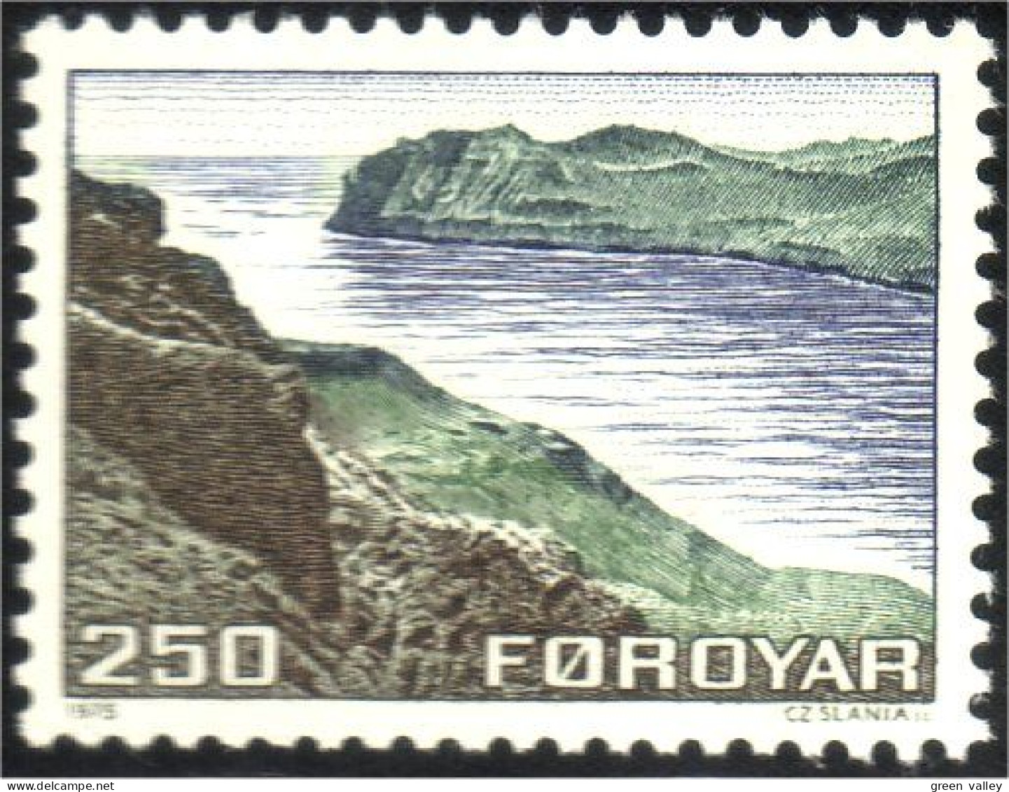 392 Faroe Landscape Paysage MNH ** Neuf SC (FAR-8b) - Other & Unclassified