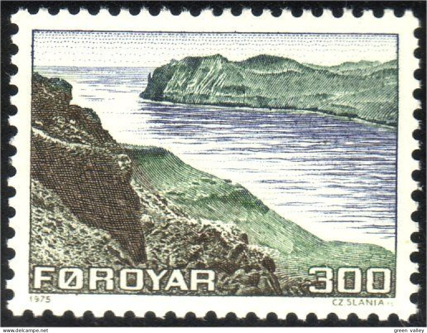 392 Faroe Landscape Paysage MNH ** Neuf SC (FAR-9b) - Other & Unclassified