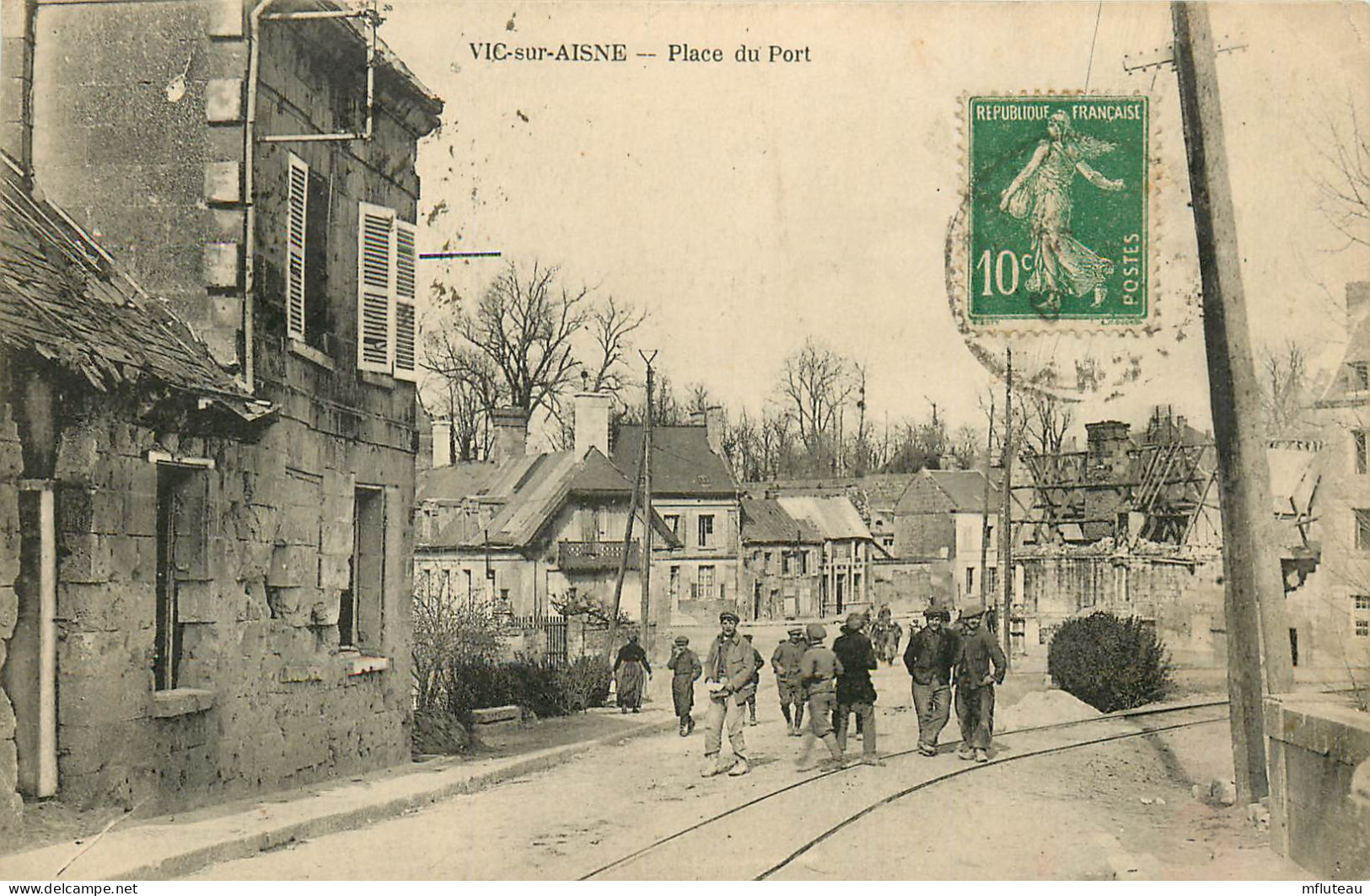 02* VIC S/AISNE  Place Du Pont     RL19,0939 - Vic Sur Aisne