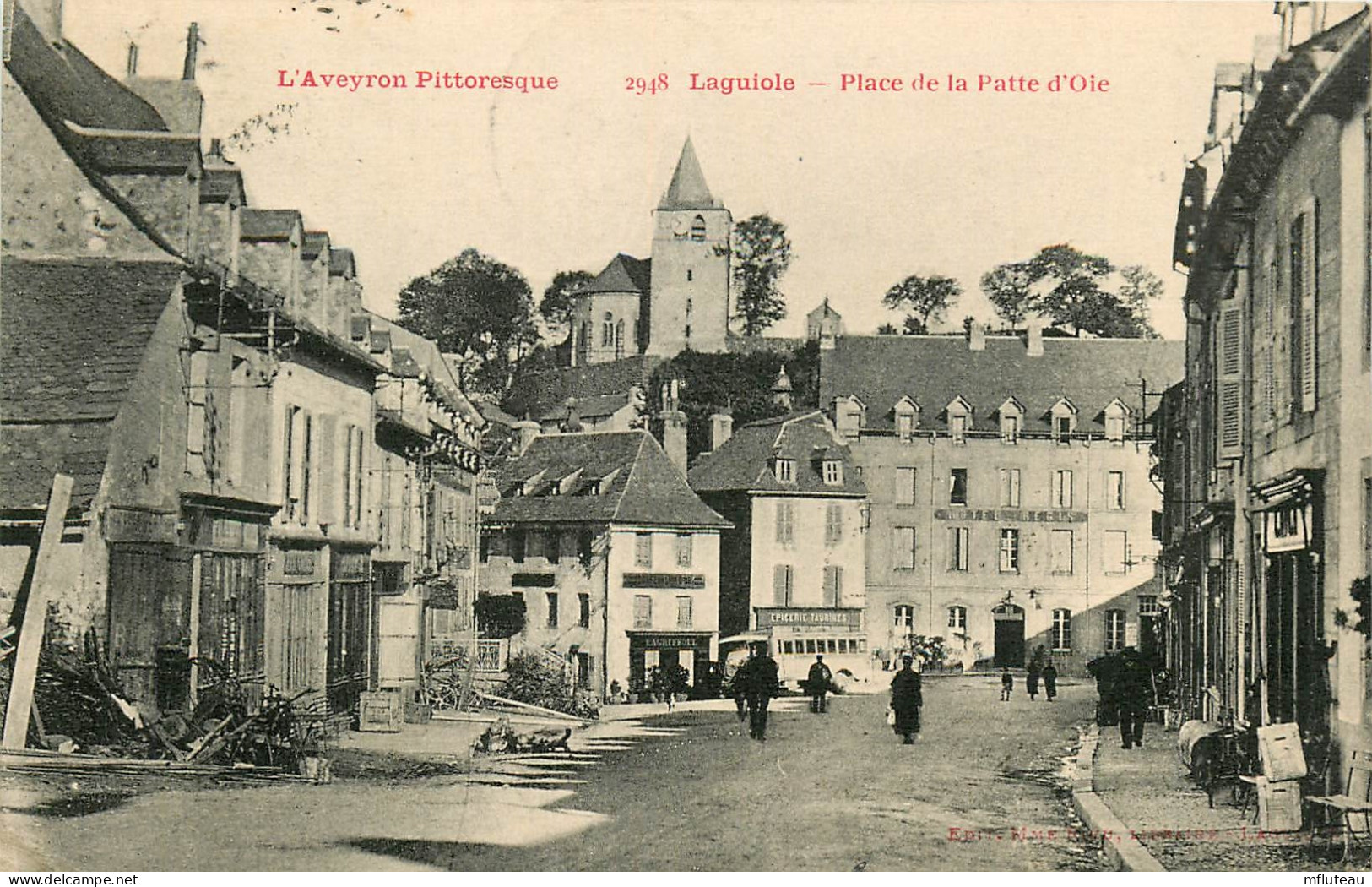 12* LAGUIOLE Place De La Patte D Oie     RL19,1446 - Laguiole