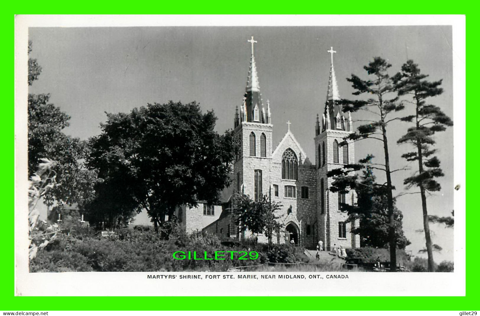 MIDLAND, ONTARIO - MARTYR'S SHRINE FORT STE MARIE - CARTE PHOTO - - Autres & Non Classés