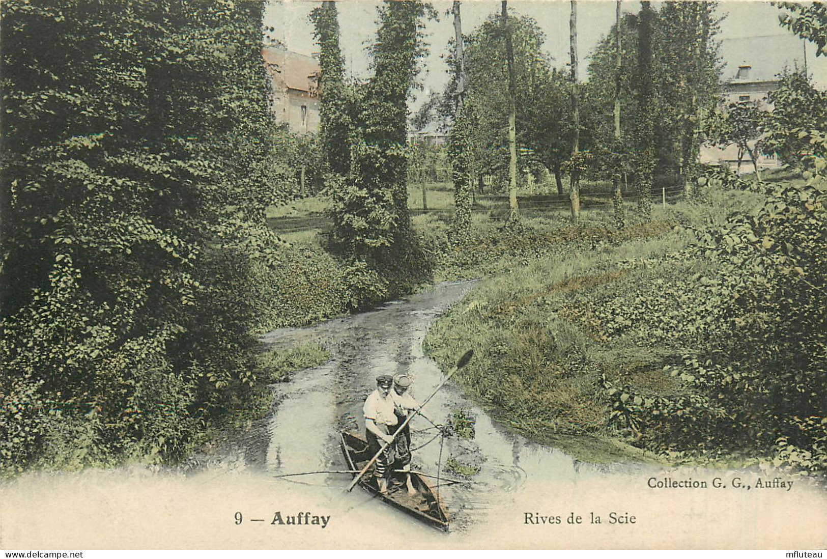 76* AUFFRAY   Rives De La Scie  - Barque   RL38.0982 - Auffay