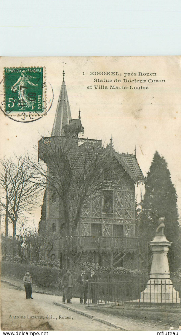 76* BIHOREL  Villa Marie Louise  - Statue Caron     RL38.1217 - Bihorel