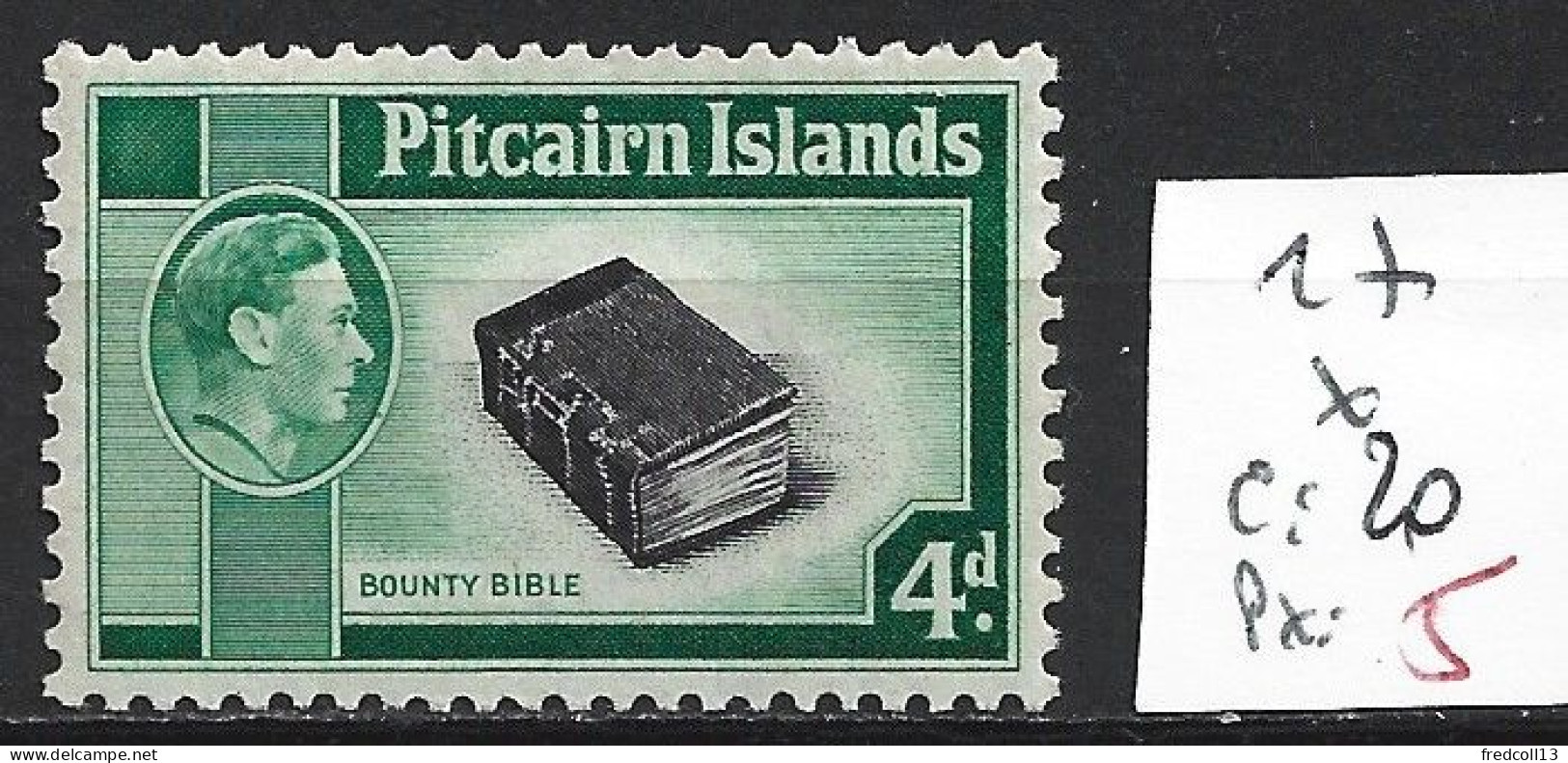 PITCAIRN 17 * Côte 20 € - Pitcairn Islands