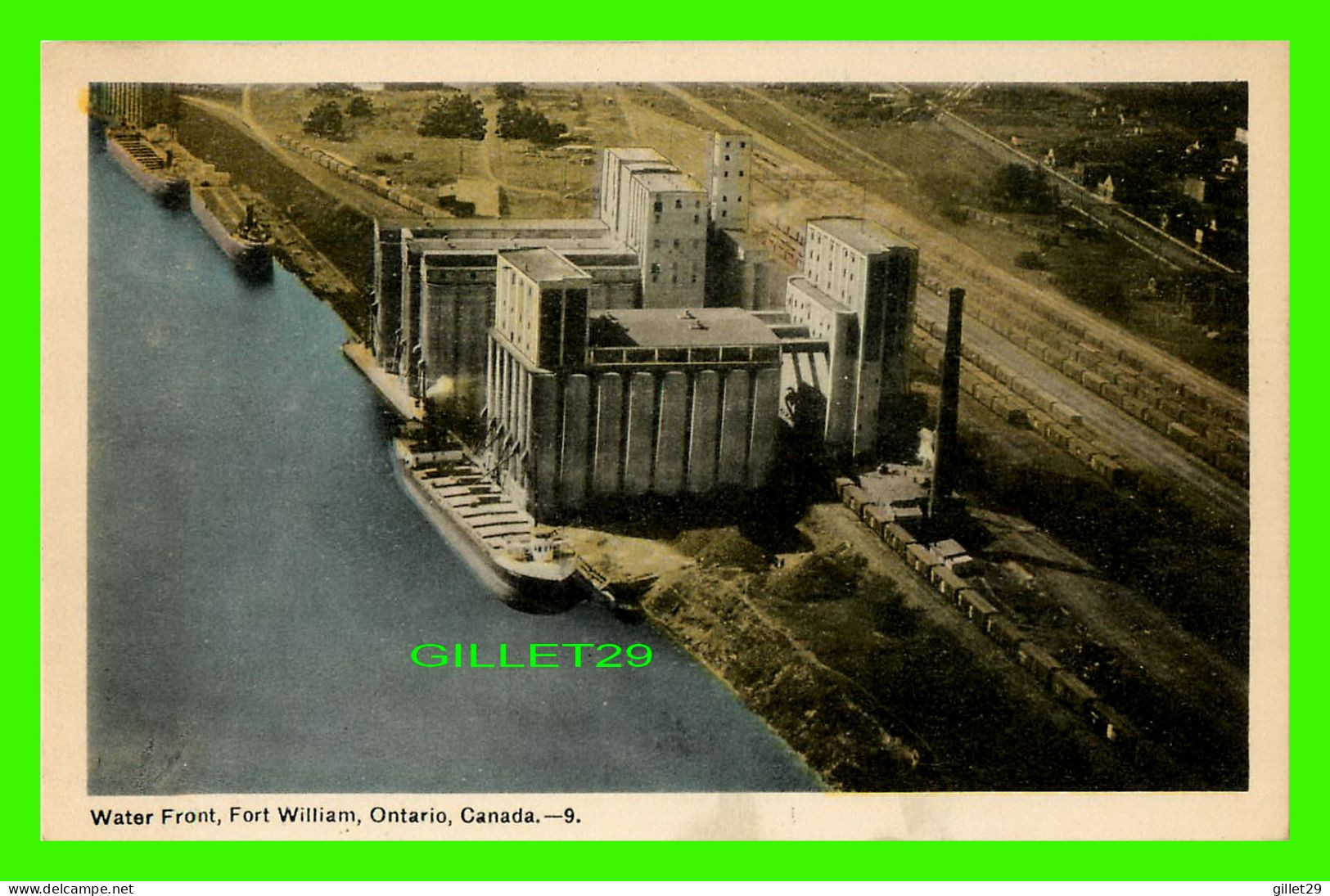 FORT WILLIAM, ONTARIO - WATER FRONT - ANIMATED WITH SHIPS - PECO - - Altri & Non Classificati