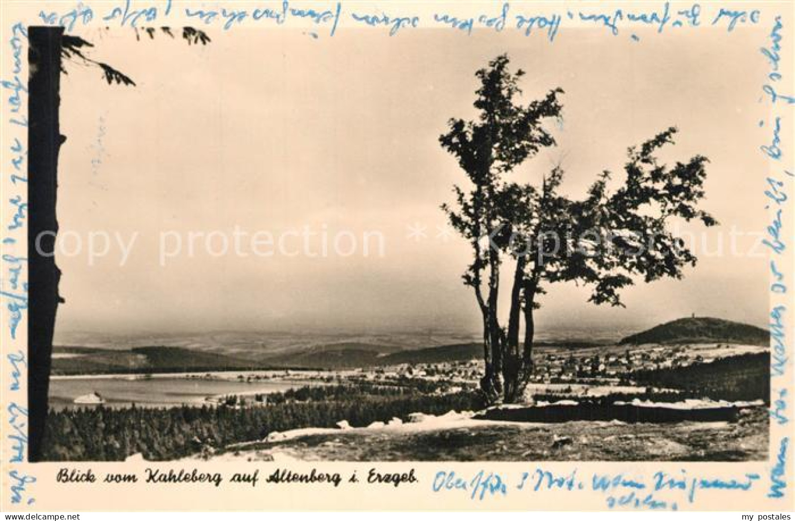 73271869 Altenberg Erzgebirge Panorama Blick Vom Kahleberg Altenberg Erzgebirge - Geising