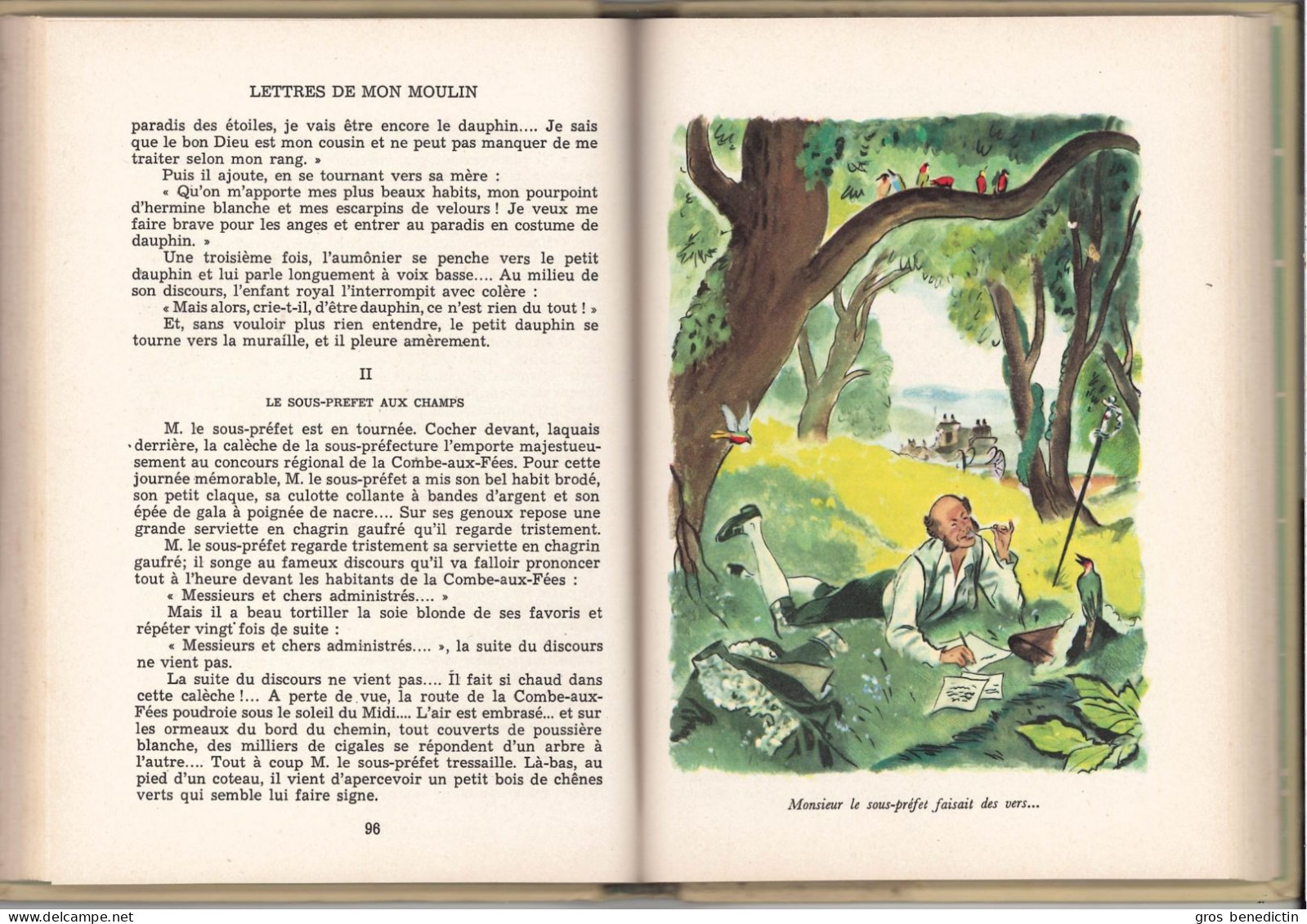 Hachette - Idéal Bibliothèque - Alphonse Daudet - "Lettres De Mon Moulin" - 1968 - #Ben&IB - Ideal Bibliotheque