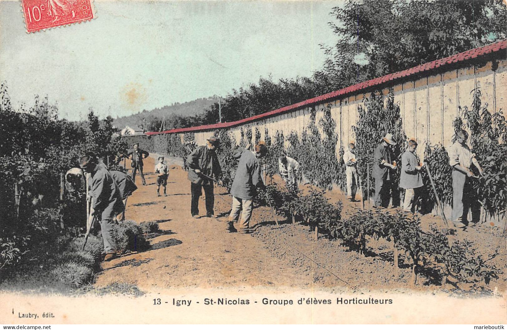 Igny – St Nicolas – Groupe D'élèves Horticulteurs  - Igny