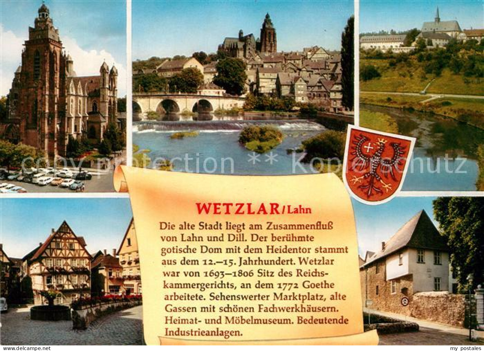 73271698 Wetzlar Dom Heidentor Marktplatz Fachwerkhaeuser Wetzlar - Wetzlar
