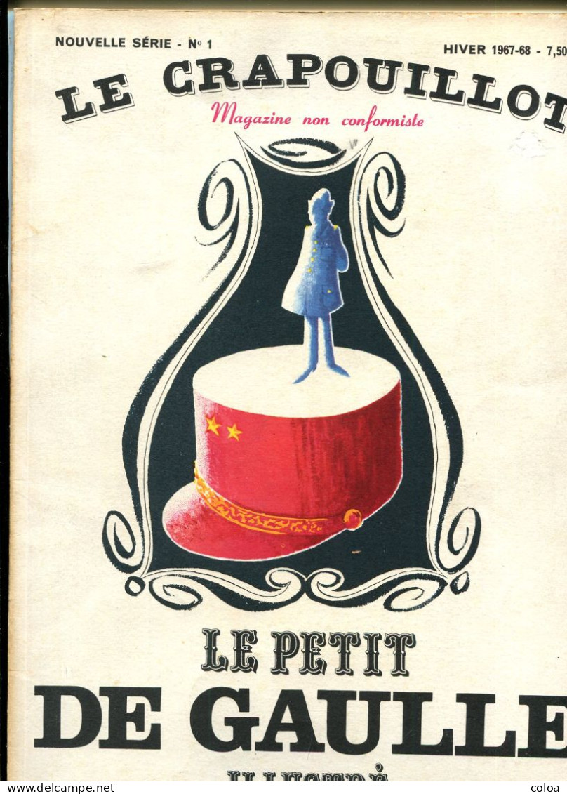 Le Crapouillot Hiver 1967-68 Le Petit De Gaulle Illustré - Política