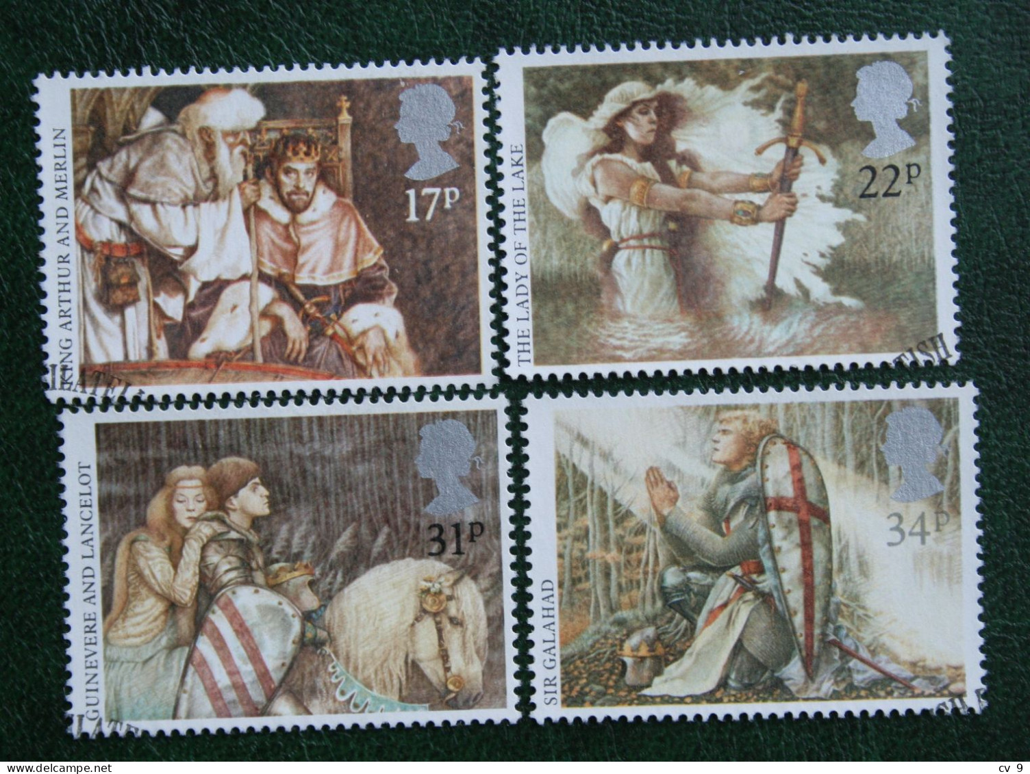 ARTHURIAN LEGENDS (Mi 1039-1042) 1985 Used Gebruikt Oblitere ENGLAND GRANDE-BRETAGNE GB GREAT BRITAIN - Used Stamps