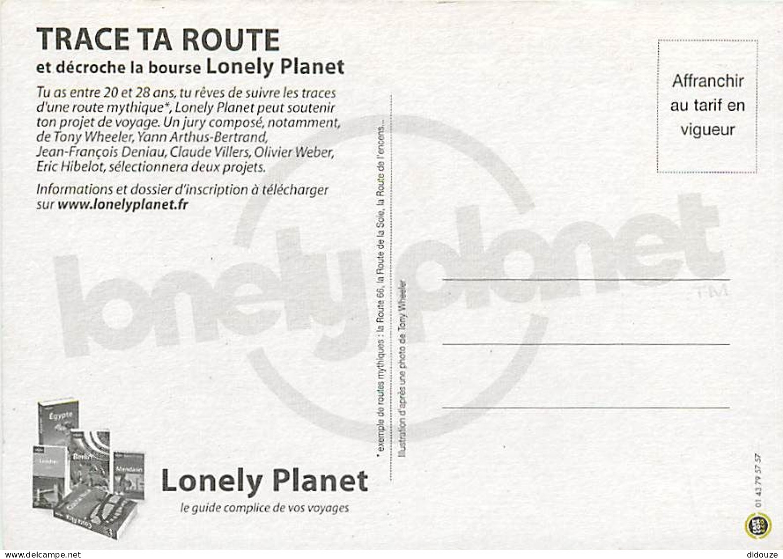 Automobiles - Bourse Lonely Planet 2006 - Carte Neuve - CPM - Voir Scans Recto-Verso - PKW