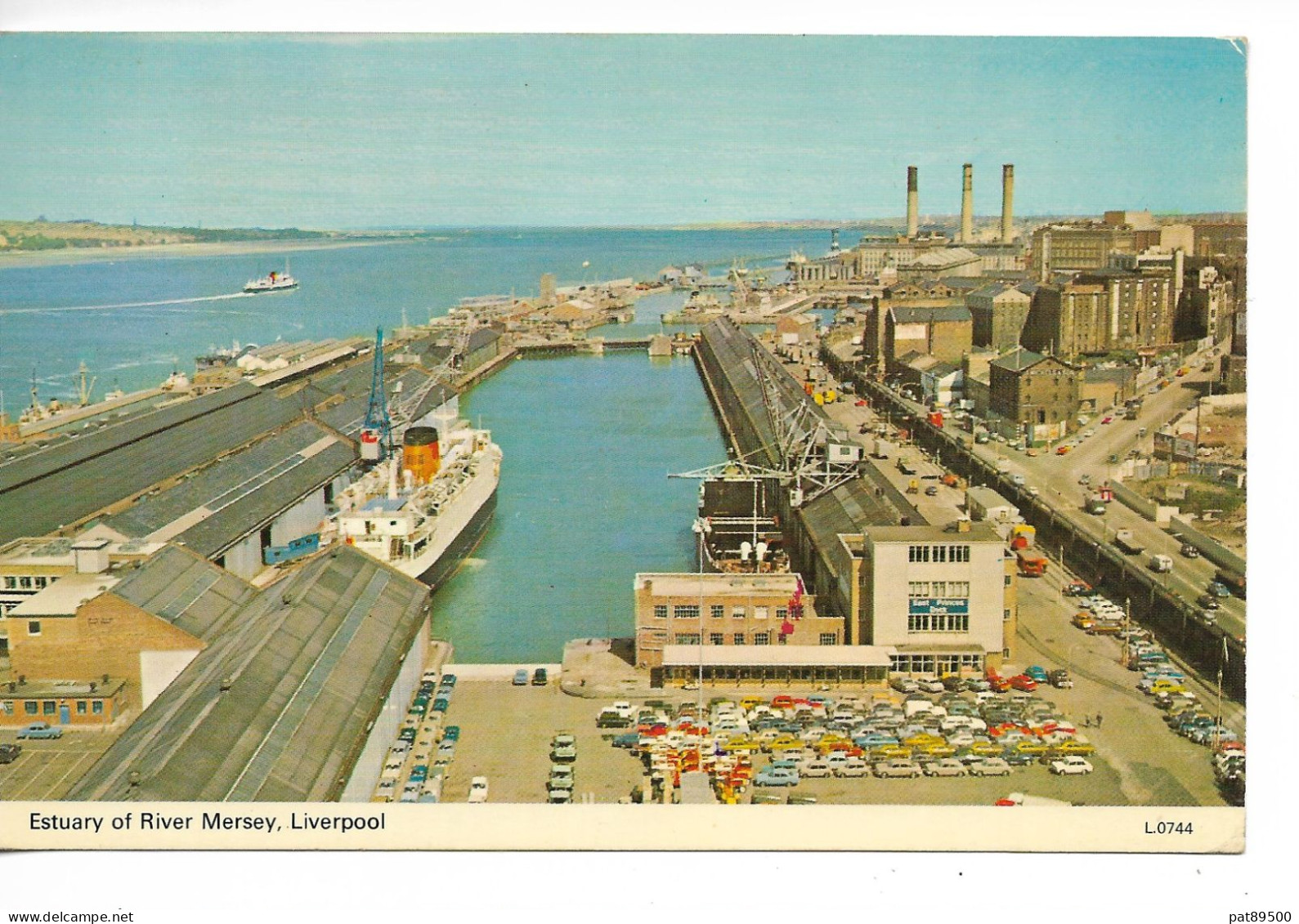 Grande-Bretagne/ LIVERPOOL Estuary Of River Mersey / Petite CP N° L0744 Voyagée 1977 / Bon état - Liverpool