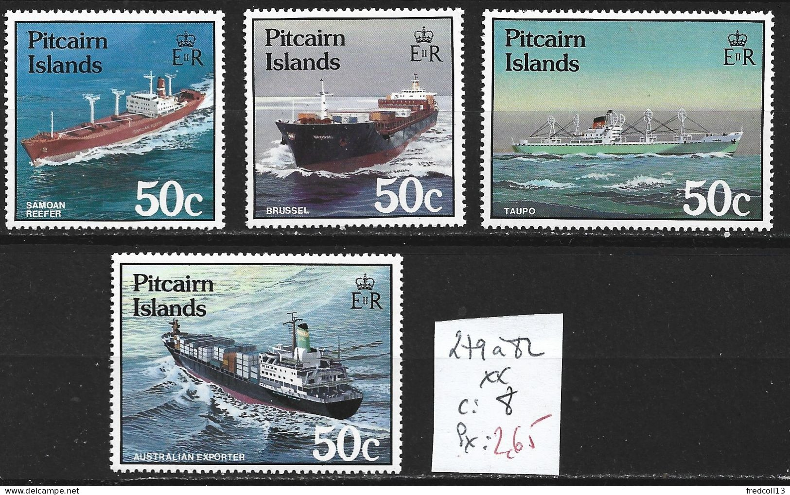 PITCAIRN 279 à 82 ** Côte 8 € - Pitcairn Islands