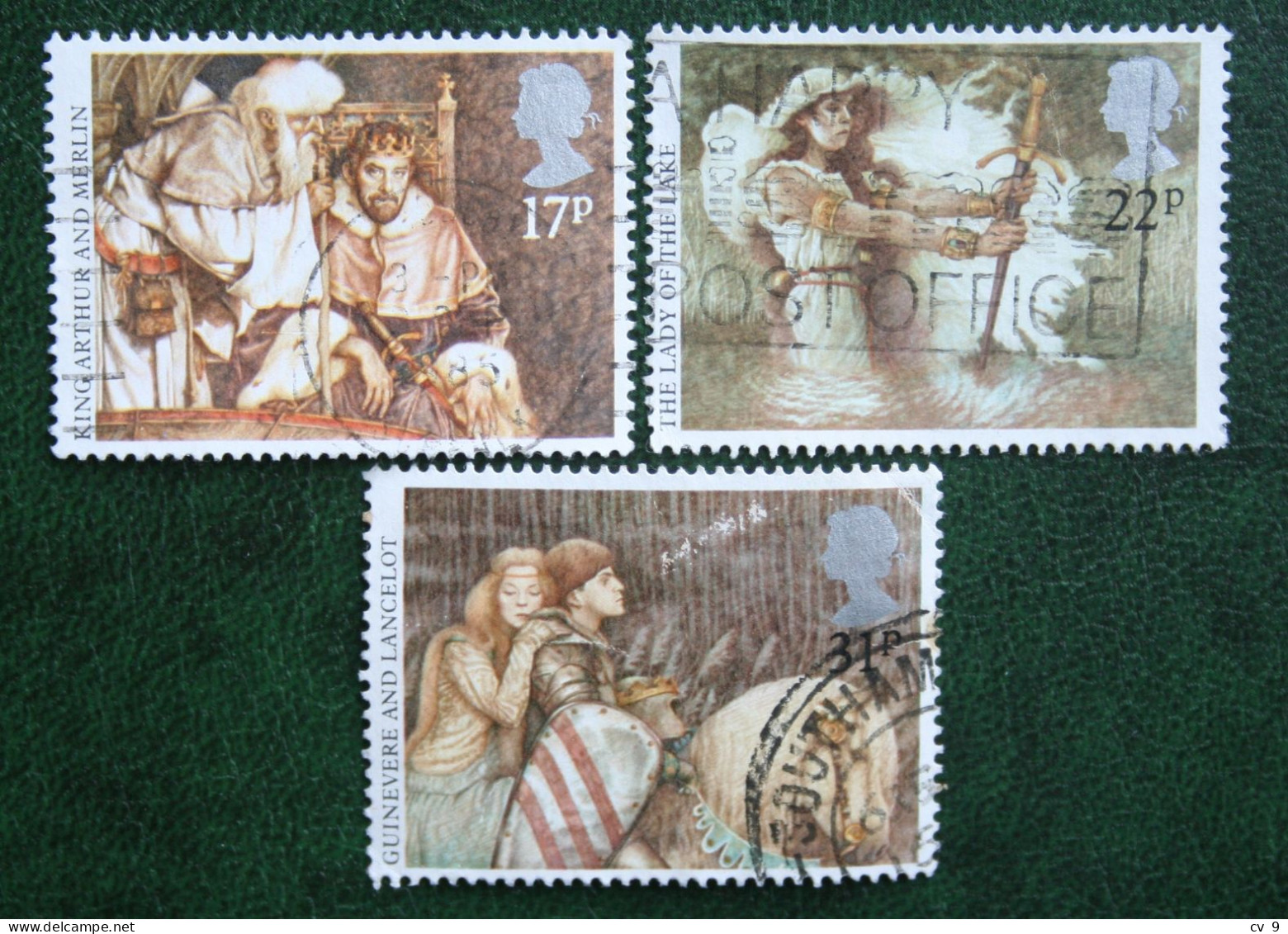 ARTHURIAN LEGENDS (Mi 1039-1041) 1985 Used Gebruikt Oblitere ENGLAND GRANDE-BRETAGNE GB GREAT BRITAIN - Used Stamps