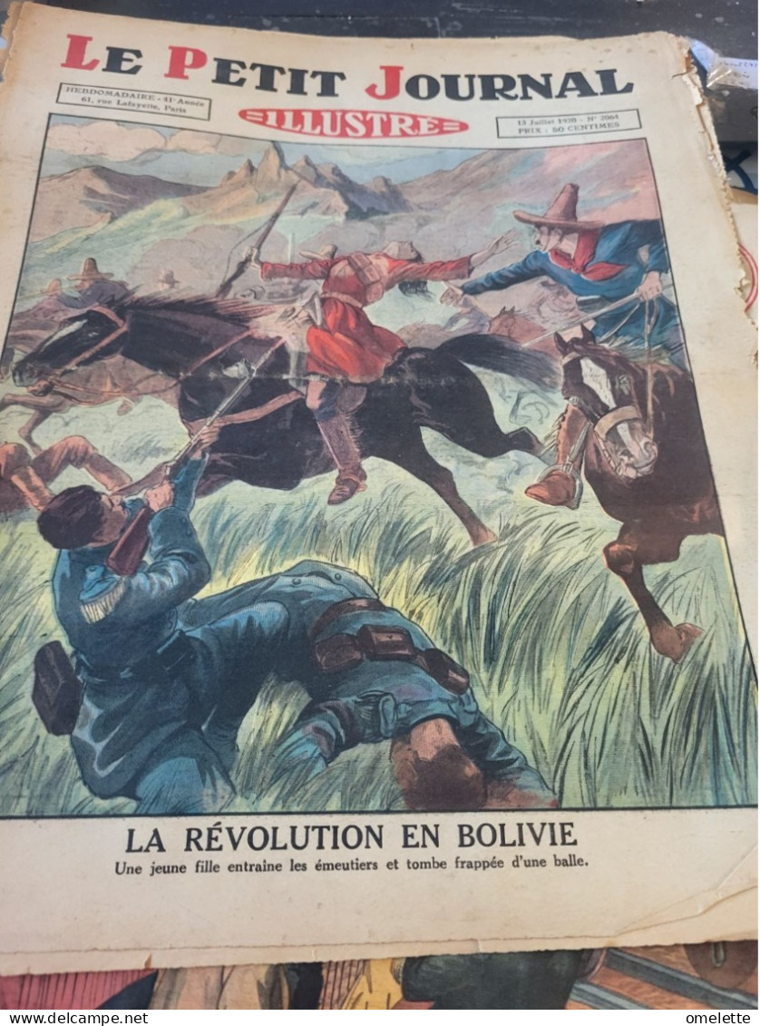 P J 30/BOLIVIE REVOLUTION /MIKO /ANVERS /CIRQUE ALLEMAGNE VENGEANCE - Le Petit Journal