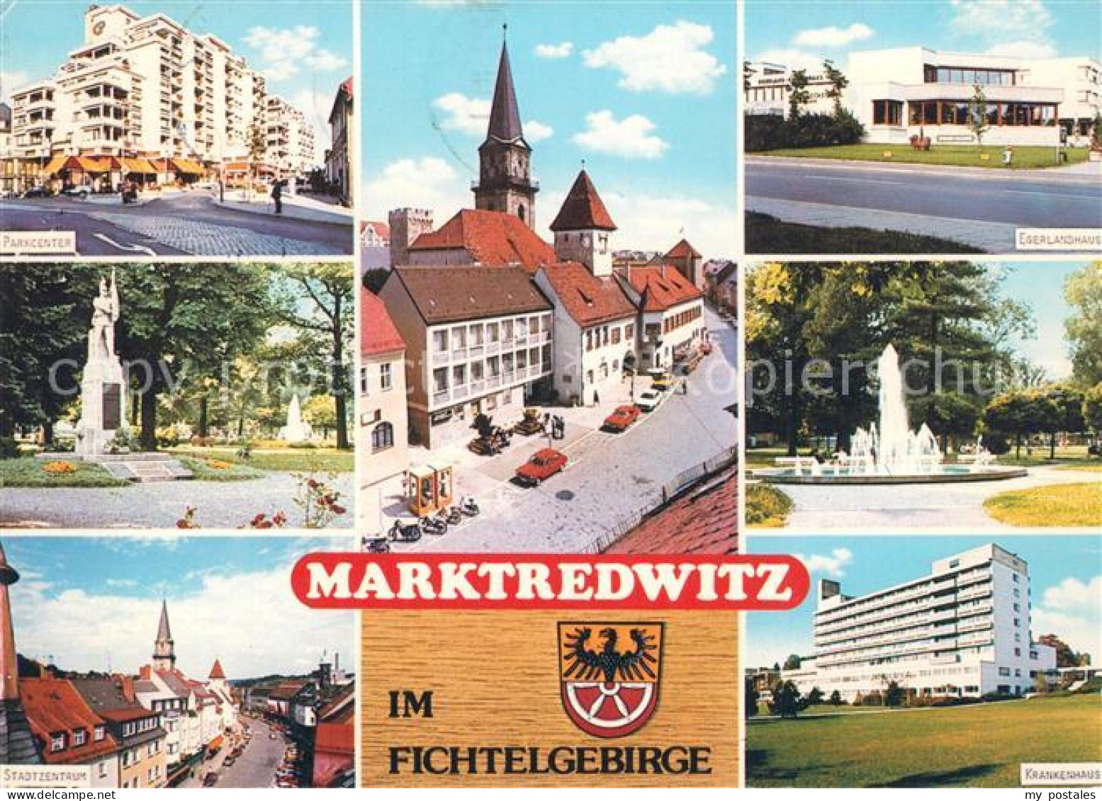 73271067 Marktredwitz Parkcenter Hauptstrasse Egerlandhaus Stadtzentrum Parkpart - Marktredwitz