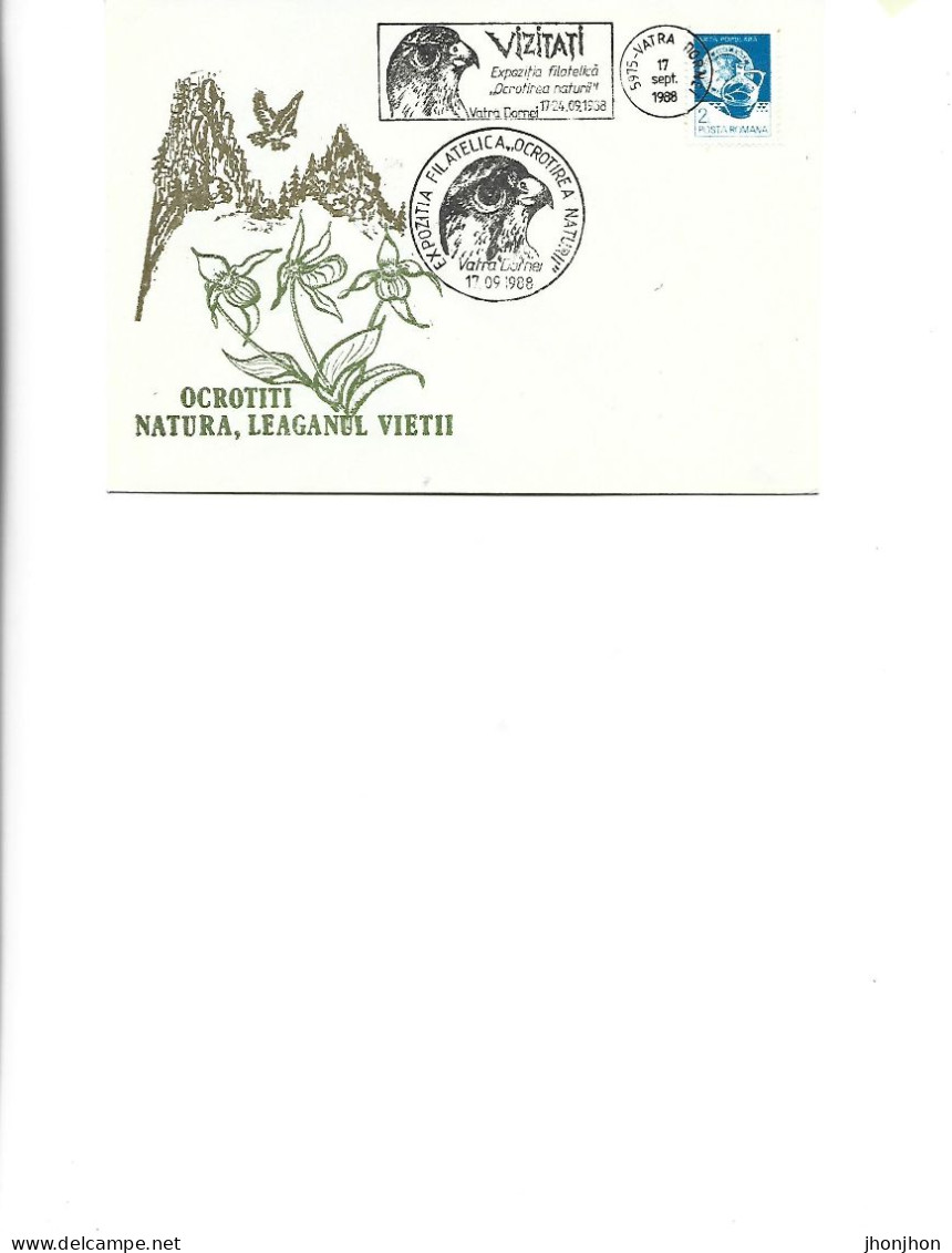 Romania - Occasional Env 1988 -   Philatelic Exhibition "Protection Of Nature", 17.09.1988, Vatra Dornei - Storia Postale