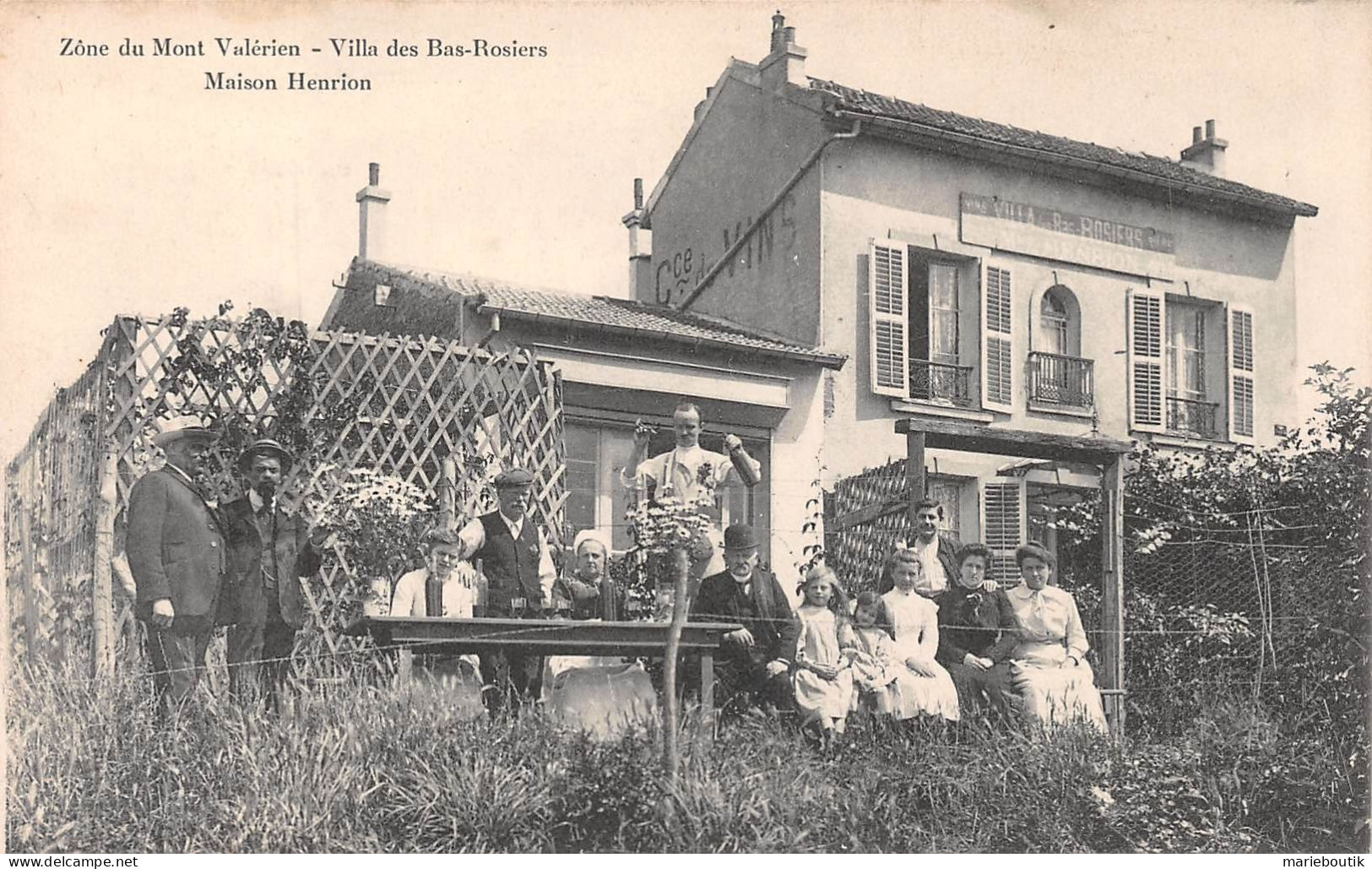 Mont Valérien – Villa Des Bas-Rosiers – Maison Henrion  - Mont Valerien