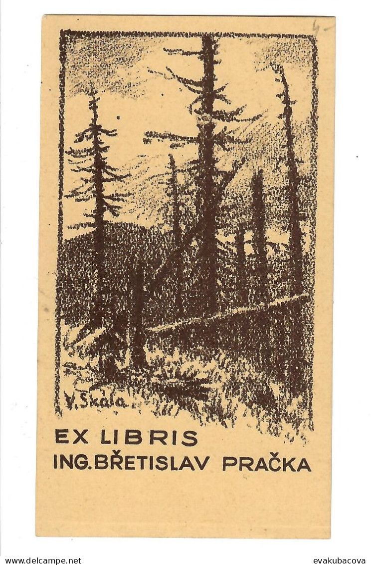 Ex Libris. 65mmx115mm. - Exlibris