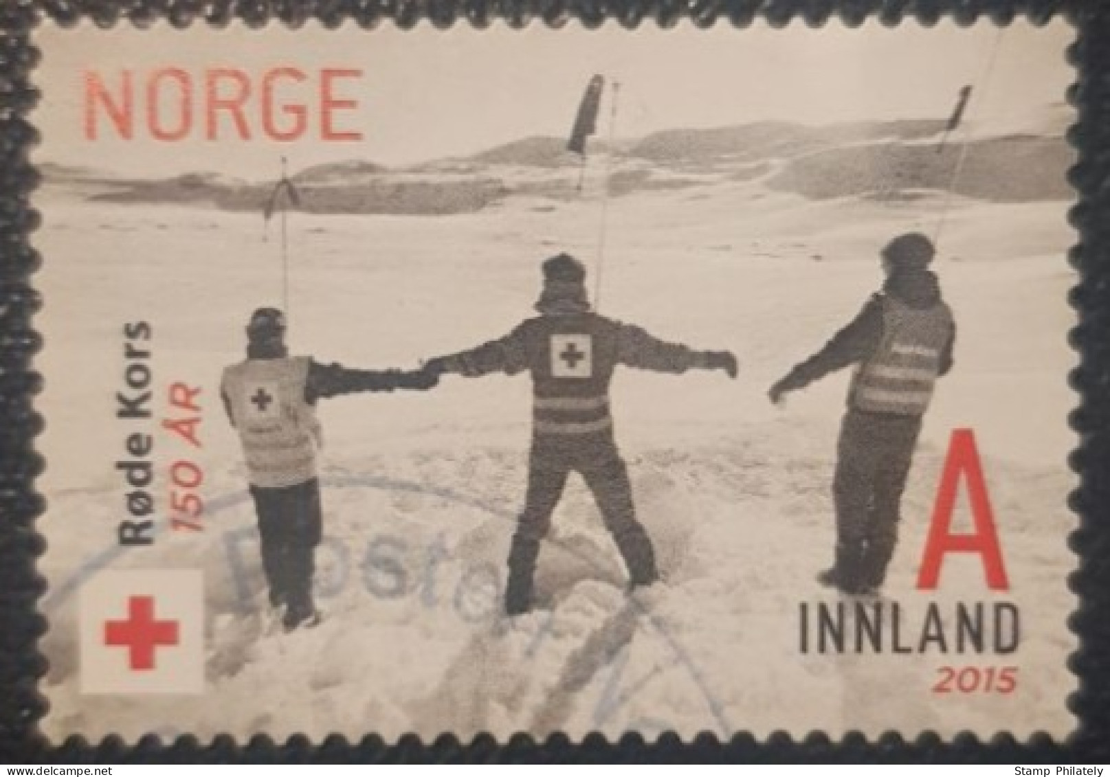 Norway Red Cross Used Stamp - Gebraucht
