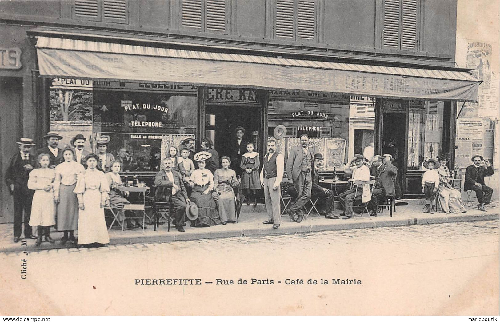 Pierrefitte – Café De La Mairie – Rue De Paris  - Pierrefitte Sur Seine