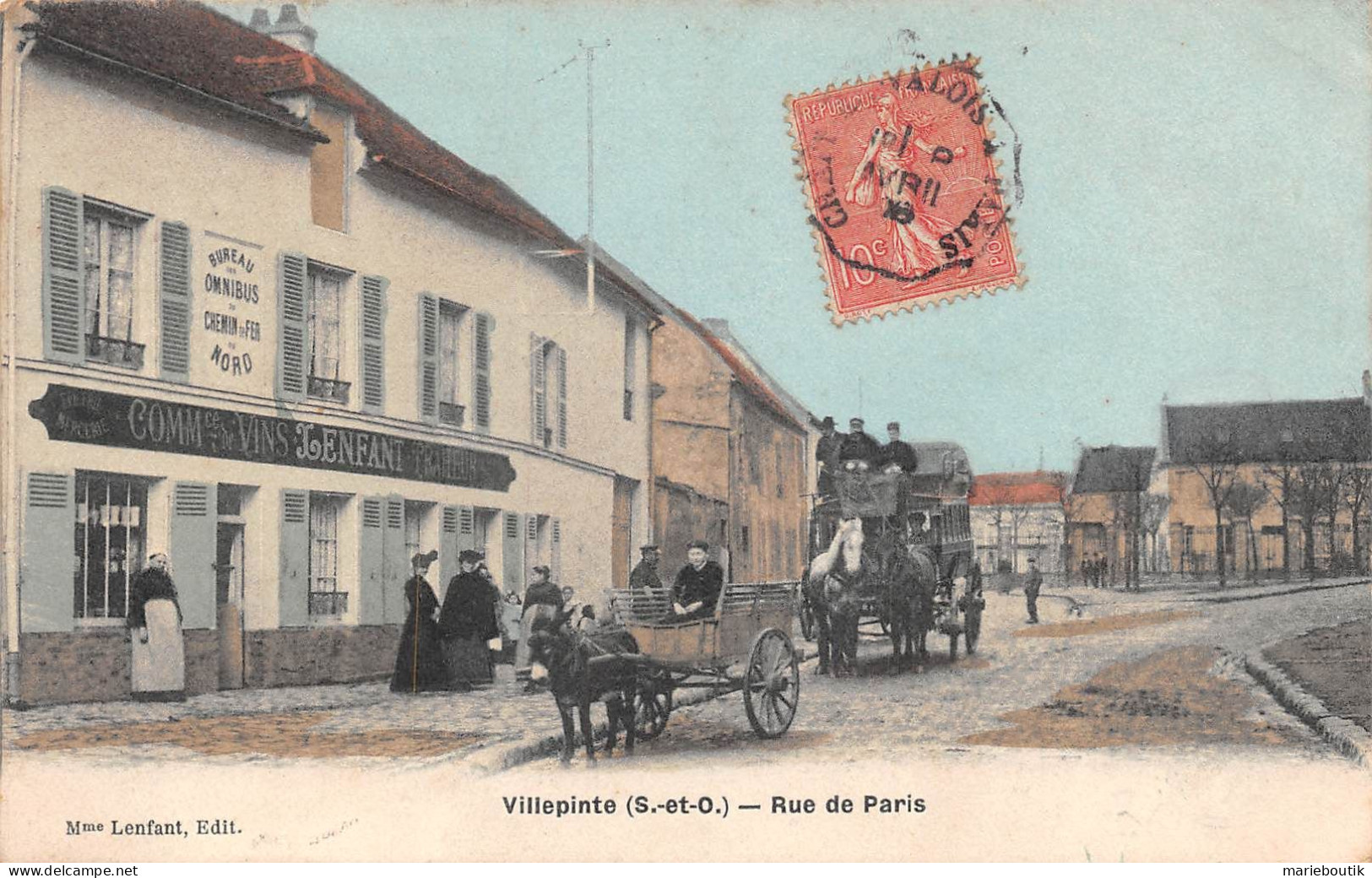 Villepinte – Commerce De Vins – Lenfant – Rue De Paris  - Villepinte