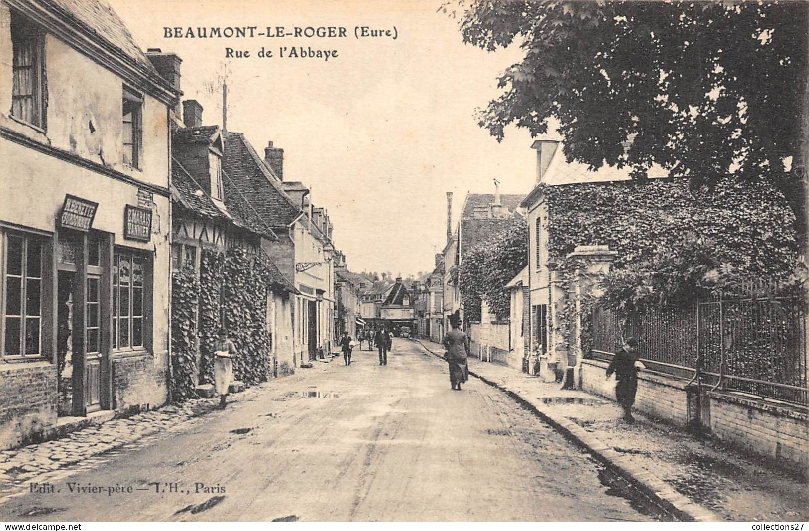 27-BEAUMONT-LE-ROGER- RUE DE L'ABBAYE - Beaumont-le-Roger