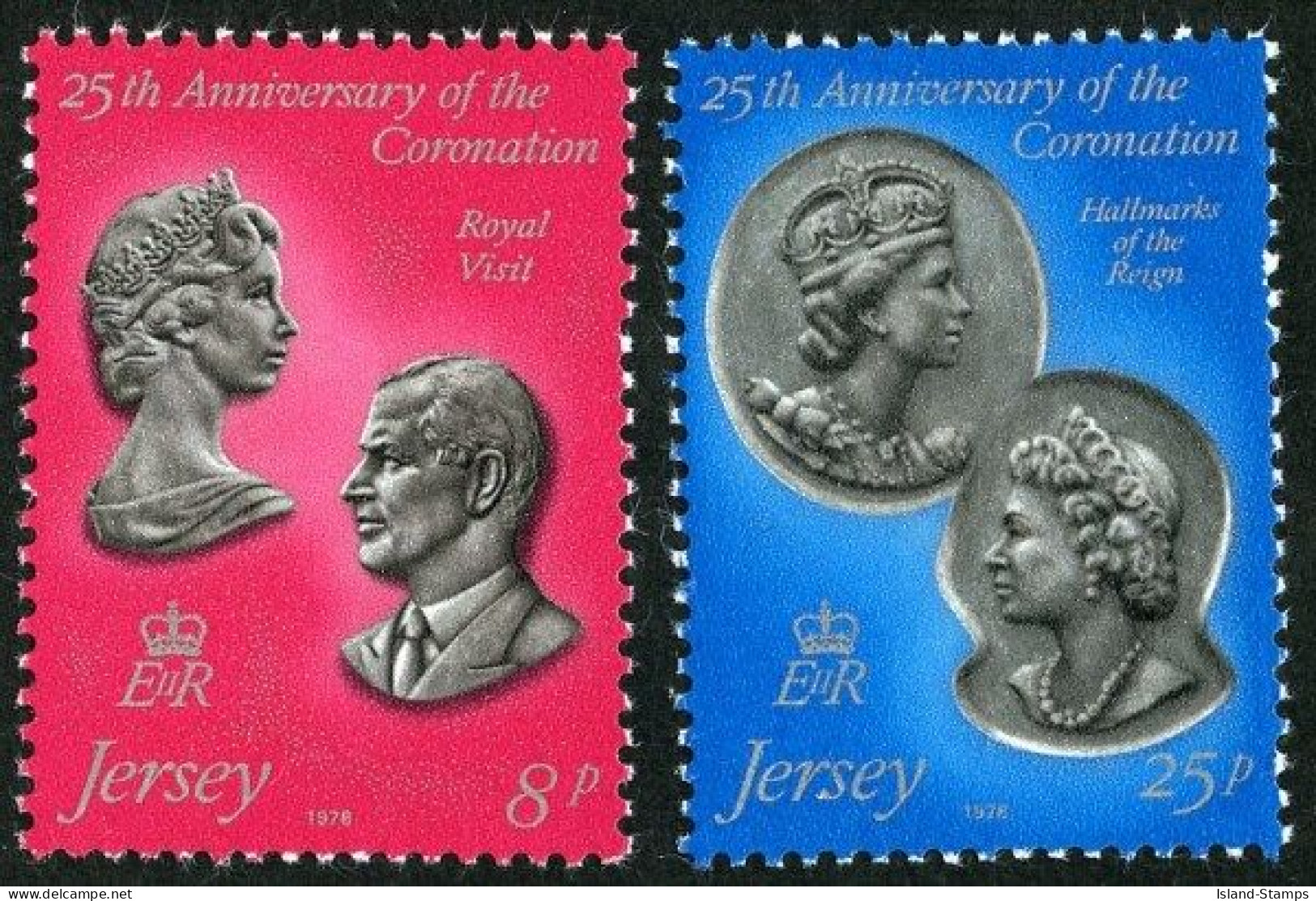 1978_Coronation_Anniversary_Unmounted Mint Nb1 - Jersey