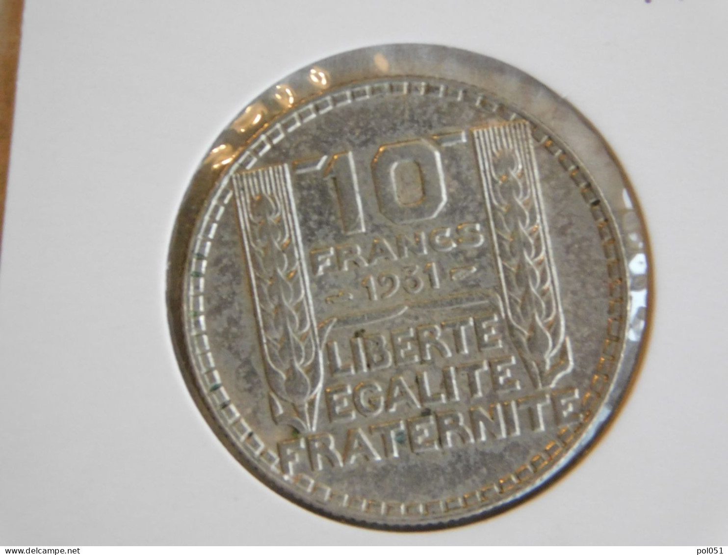 France 10 Francs 1931 TURIN (941) Argent Silver - 10 Francs