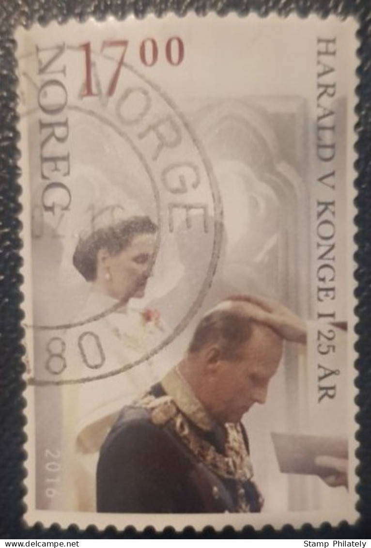 Norway 17Kr Used Stamp 2016 King Harald - Oblitérés