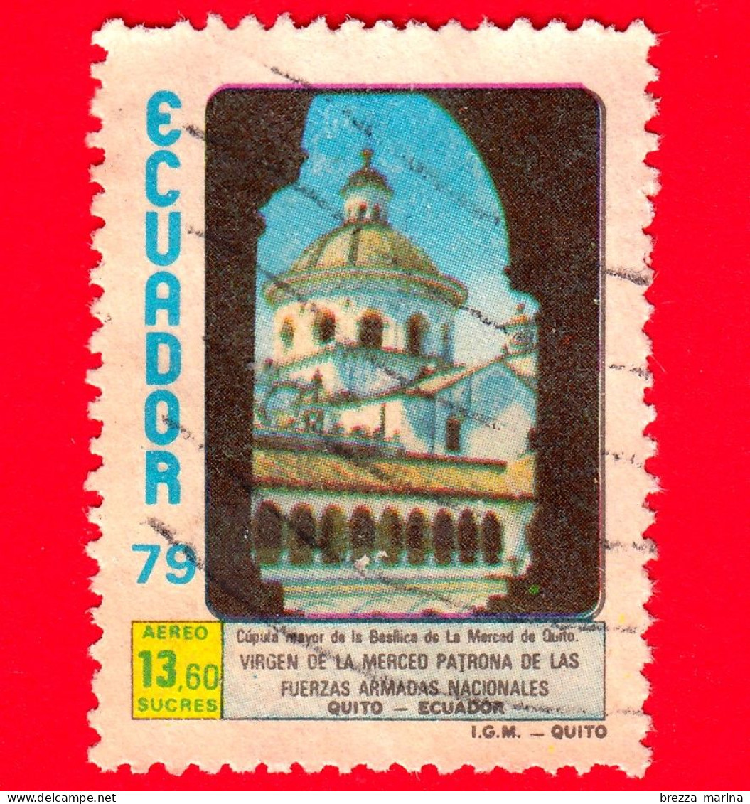 ECUADOR - Usato - 1980 (1979) - Vergine Della Mercede, Patrona Delle Forze Armate - 13.60 - Equateur