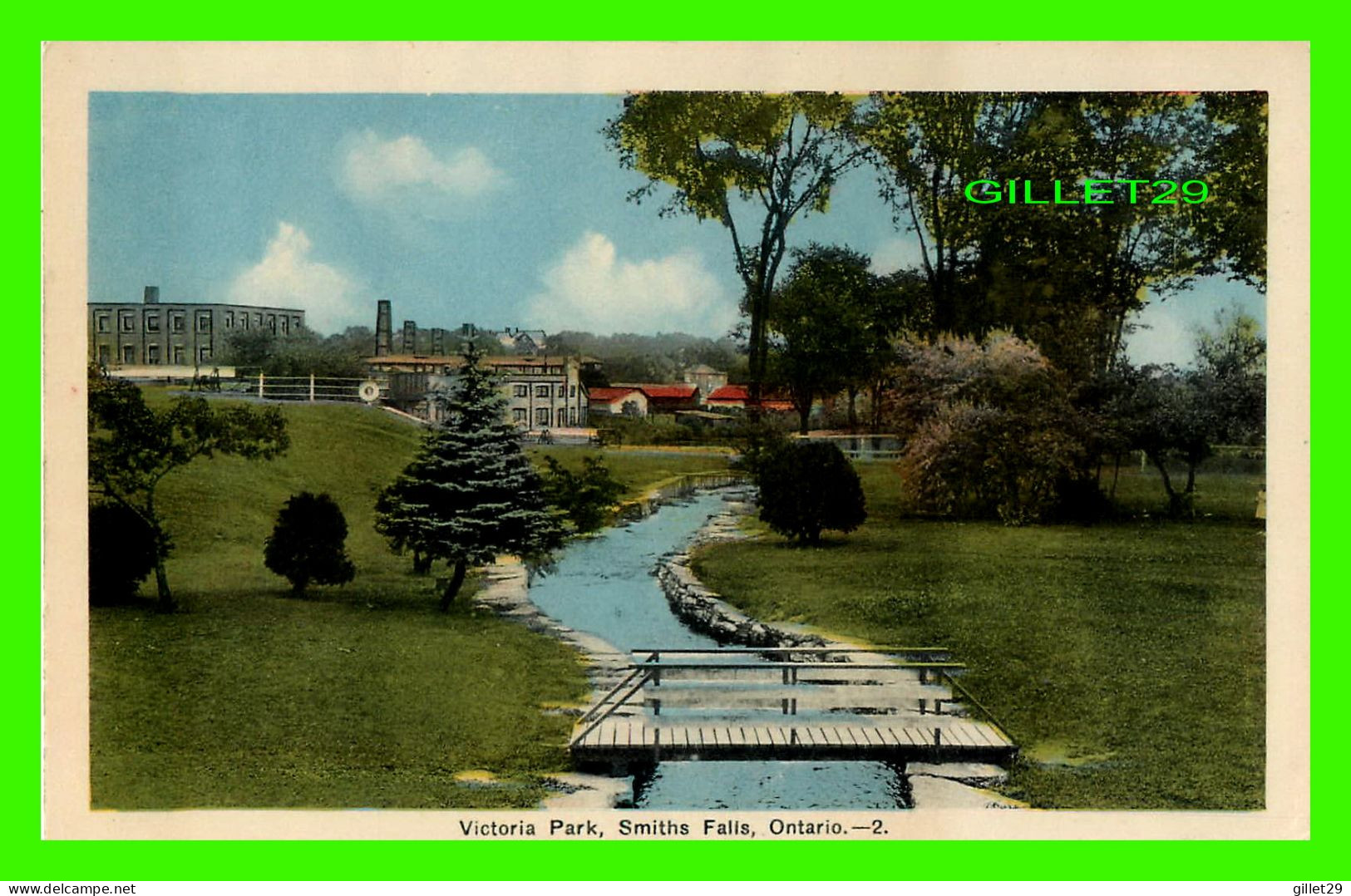 SMITHS FALLS, ONTARIO - VICTORIA PARK  - PECO - - Andere & Zonder Classificatie