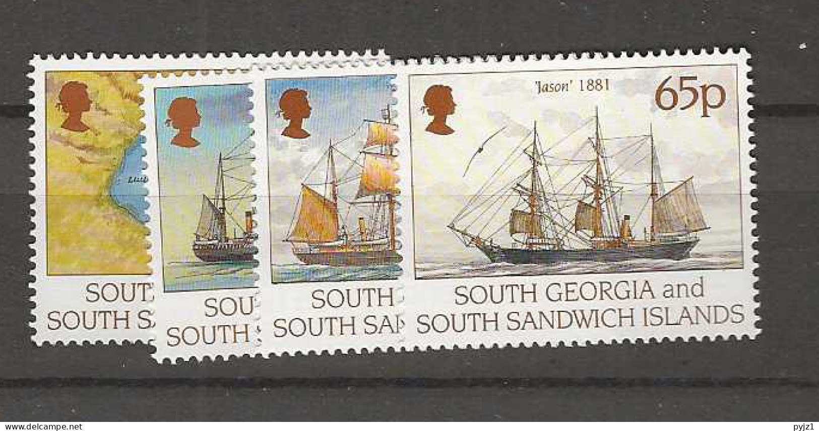 1994 MNH South Georgia  Mi 239-42 Postfris** - Géorgie Du Sud