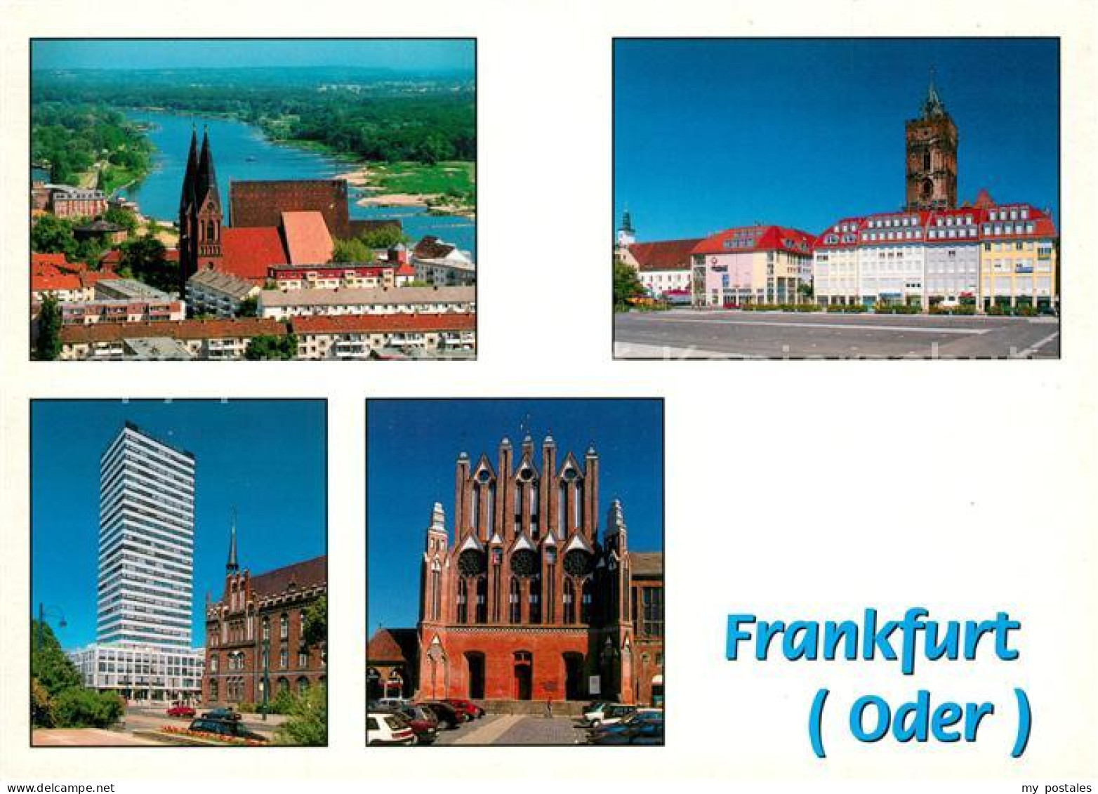 73266885 Frankfurt Oder Panorama Oder Friedenskirche Marieneck Brunnenplatz Oder - Frankfurt A. D. Oder