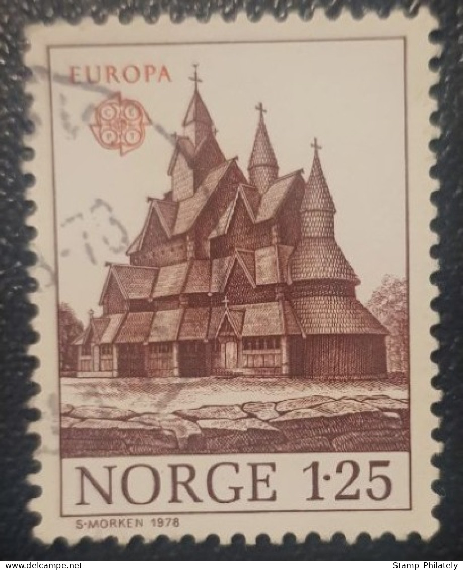 Norway 1.25Kr Used Stamp Monuments - Gebraucht