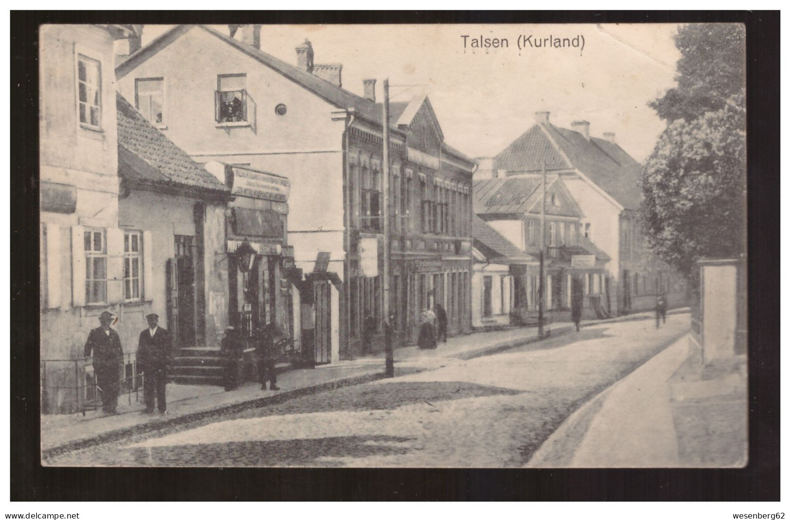 LATVIA Talsen (Kurland) 1917 Feldpost - Lettland