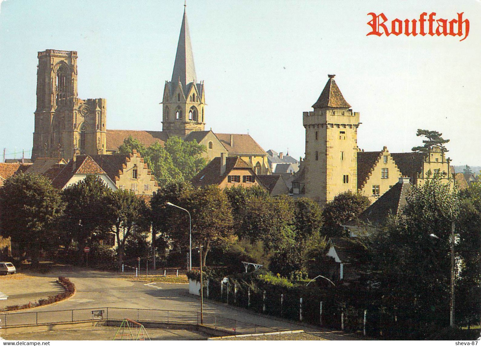 68 - Rouffach - Eglise Notre Dame De L'Assomption - Tour Des Sorcières - Ancien Hôtel De Ville - Rouffach