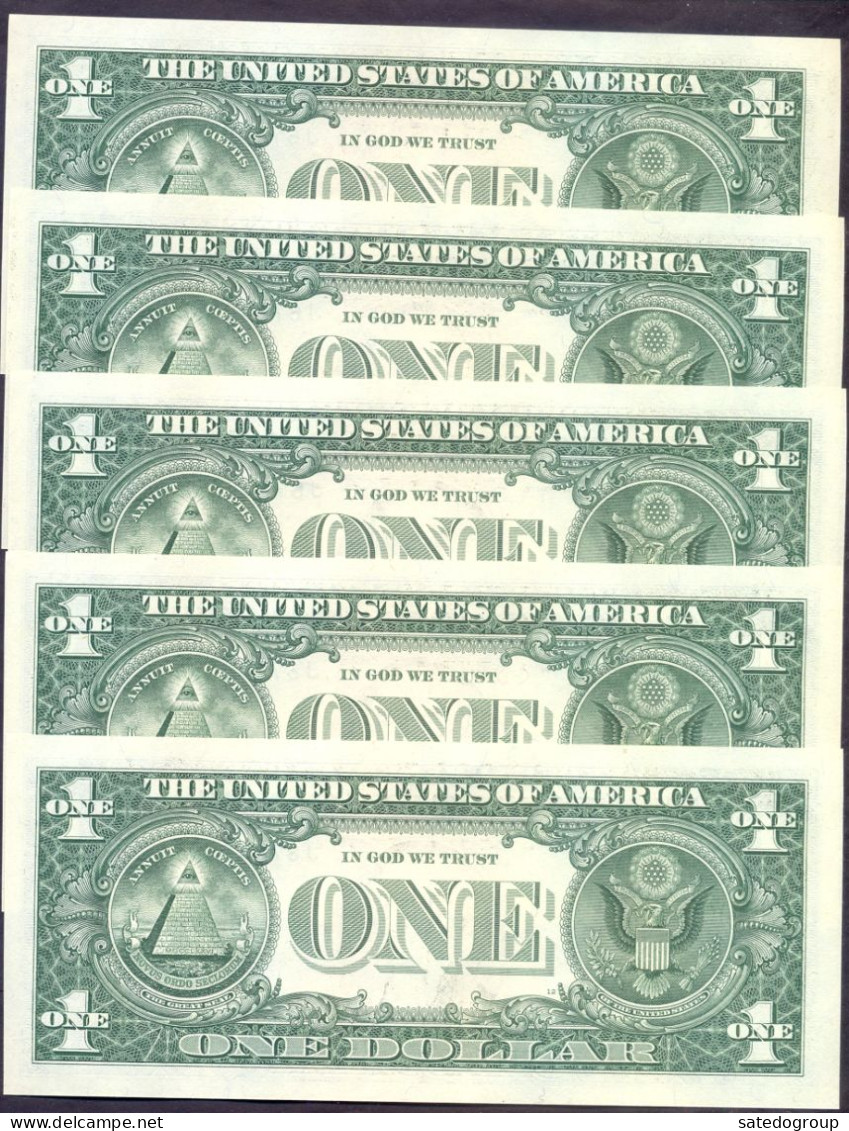 USA 1 Dollar 2021 J  - UNC # P- W549 < J - Kansas City MO > - Billetes De La Reserva Federal (1928-...)