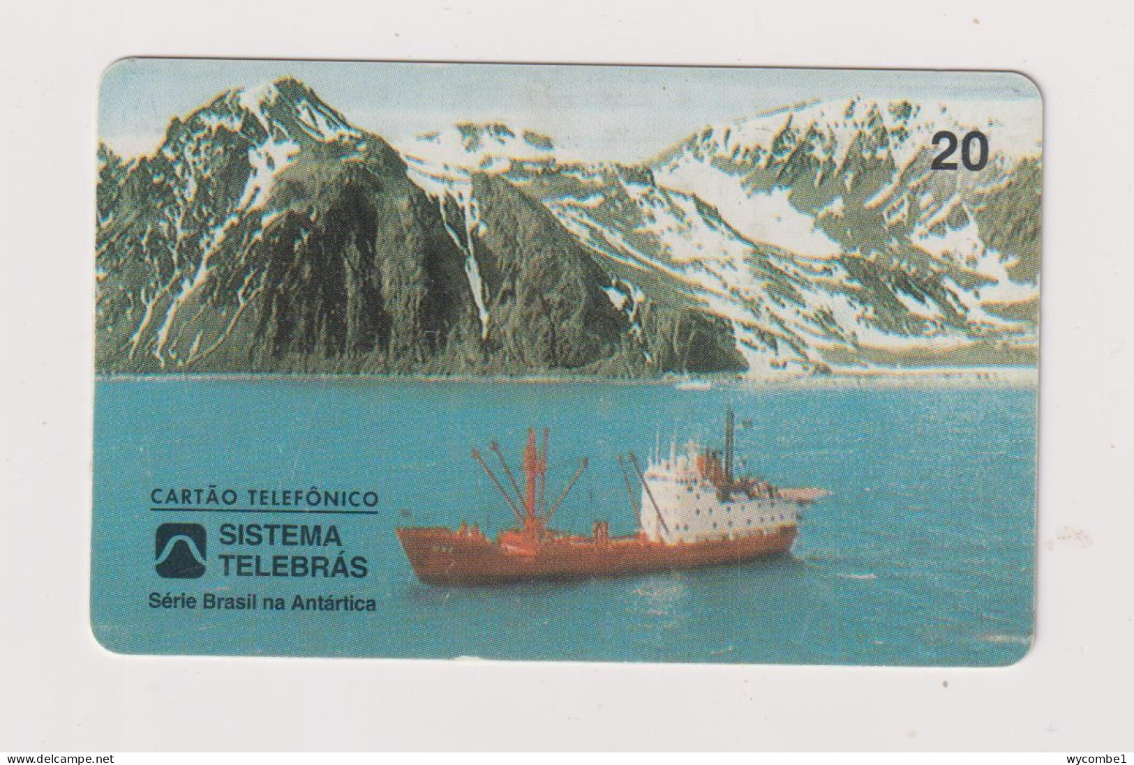 BRASIL - Antarctic Survey Ship Inductive  Phonecard - Brazil