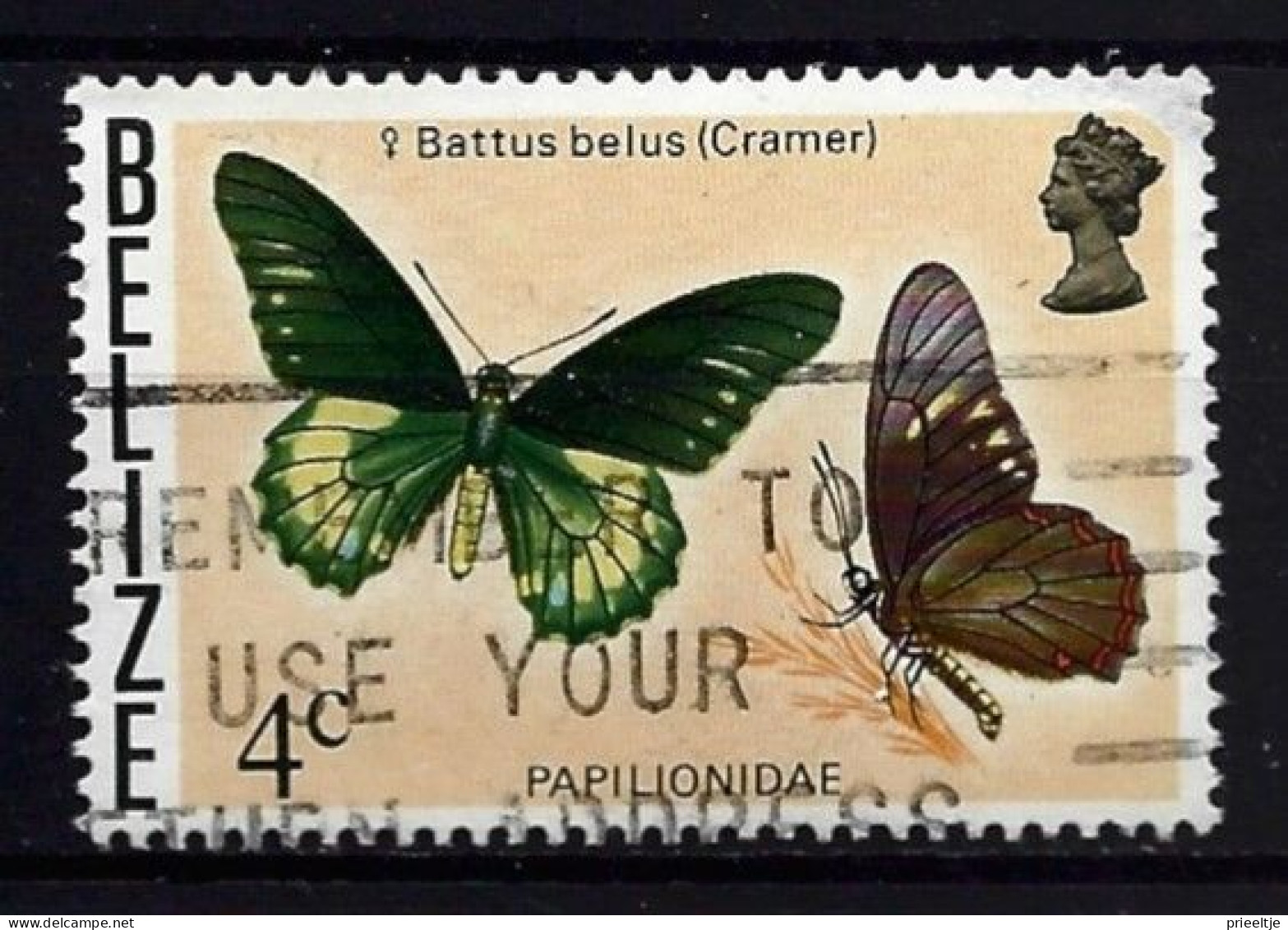 Belize 1987 Butterflies  Y.T. 1840 (0) - Belize (1973-...)