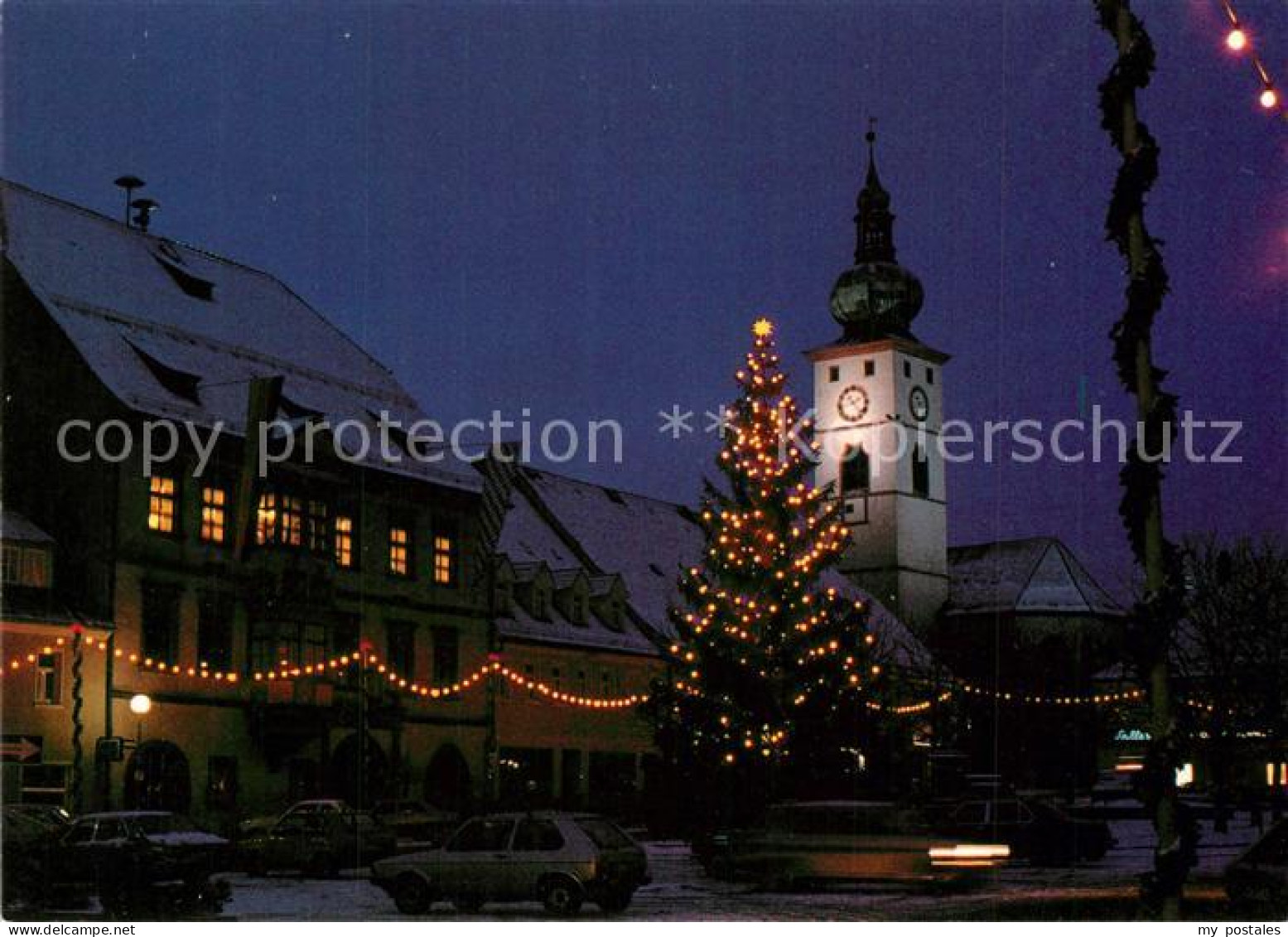 73266305 Tirschenreuth Marktplatz Zur Weihnachtszeit Tirschenreuth - Tirschenreuth