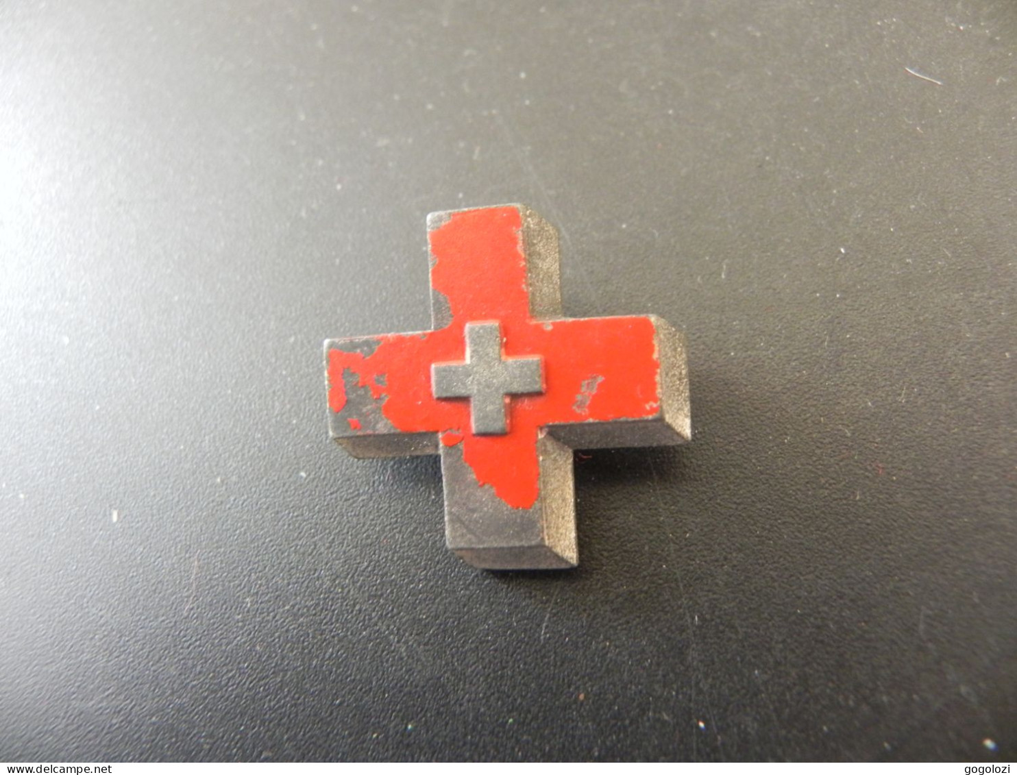 Old Badge Suisse Svizzera Switzerland - Nationalspende Rotes Kreuz - Don National Croix-Rouge 1941 - Sin Clasificación
