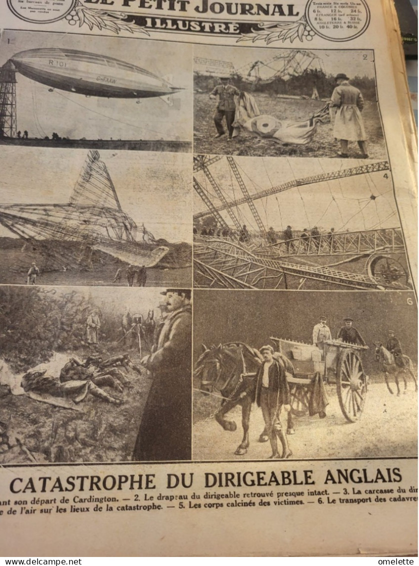 P J 30/ GOURAUD A NEW YORK /MIKO /CATASTROPHE DIRIGEABLE ANGLAIS / - Le Petit Journal