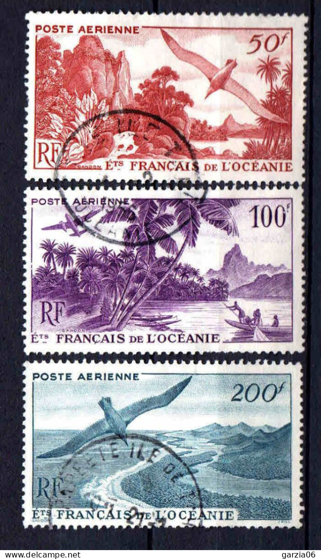 Océanie -1948 -  Vues  -  PA 26 à 28 - Oblit - Used - Luchtpost