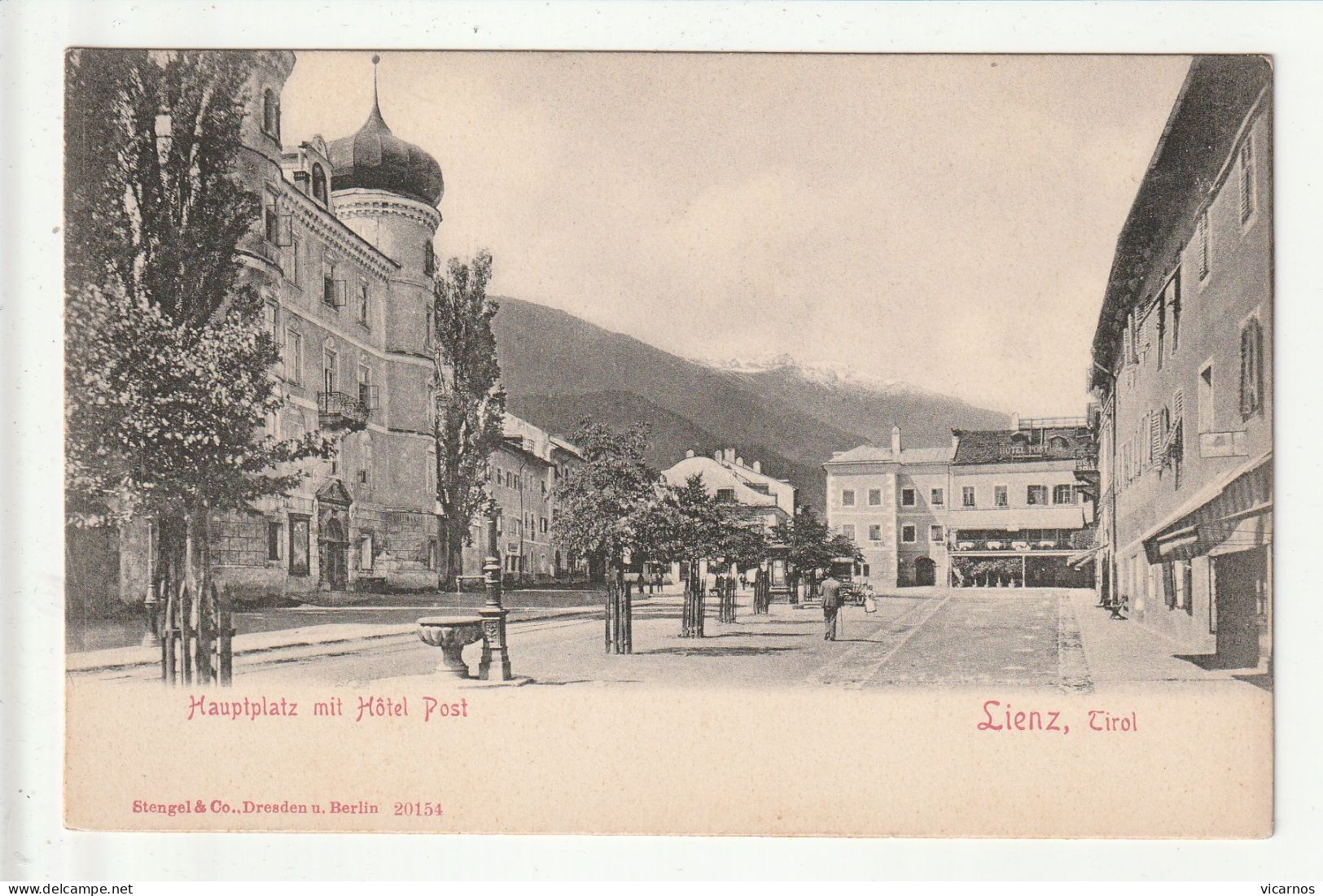 CP AUTRICHE LIENZ Hauptplatz Mit Hotel Post - Lienz