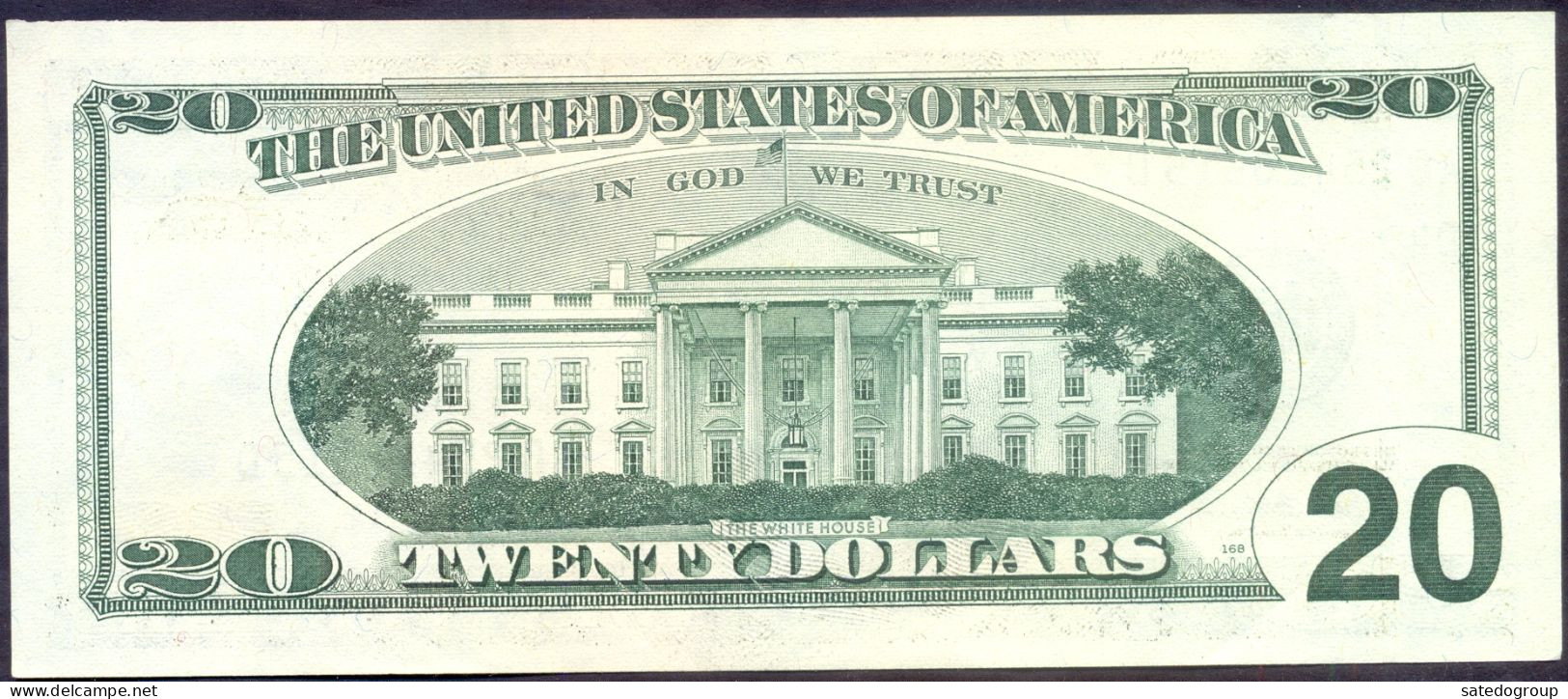 USA 20 Dollars 1996 D  - UNC # P- 501 < D4 - Cleveland OH > - Federal Reserve (1928-...)