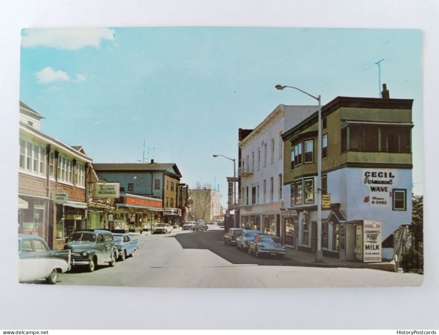 Boonton, Morris County, Main Street, New Jersey,  1967 - Edison