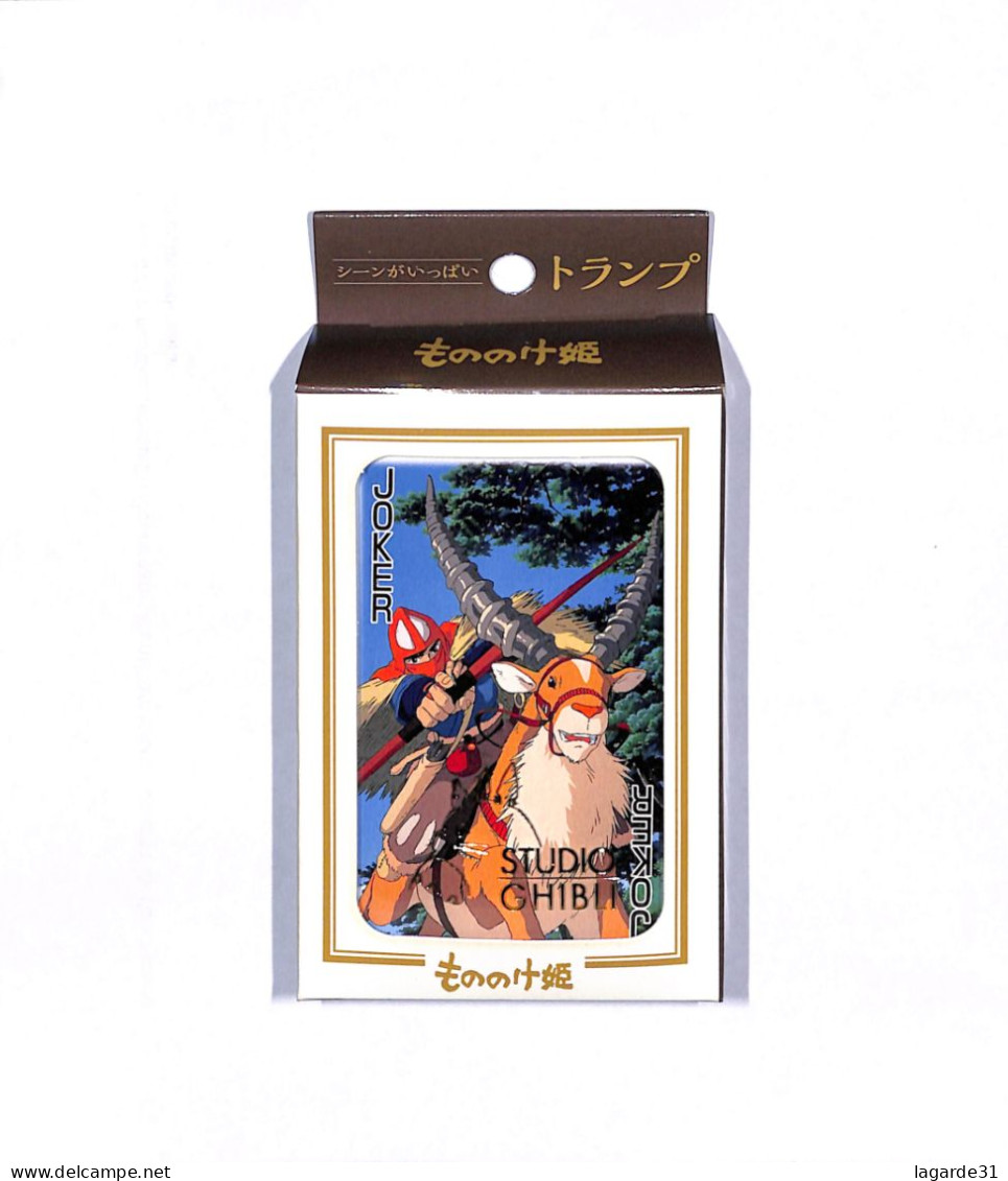 Cartes à Jouer Princesse Mononoké Kodama San Studio Ghibli Du Japon - Cartes à Jouer Classiques