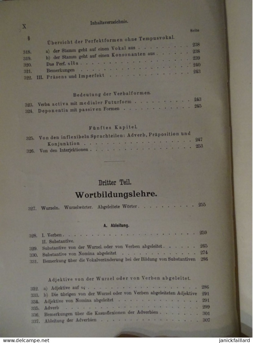 ausführliche grammatik der griechischen sprache  raphael kühner 1892 grammaire détaillée de la langue grecque